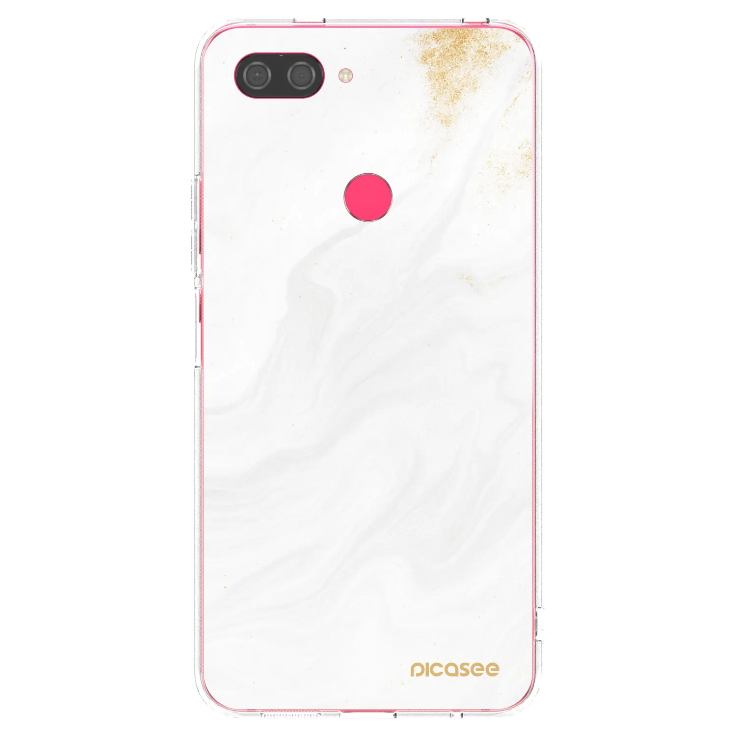 Picasee silikonska prozirna maskica za Xiaomi Mi 8 Lite - White