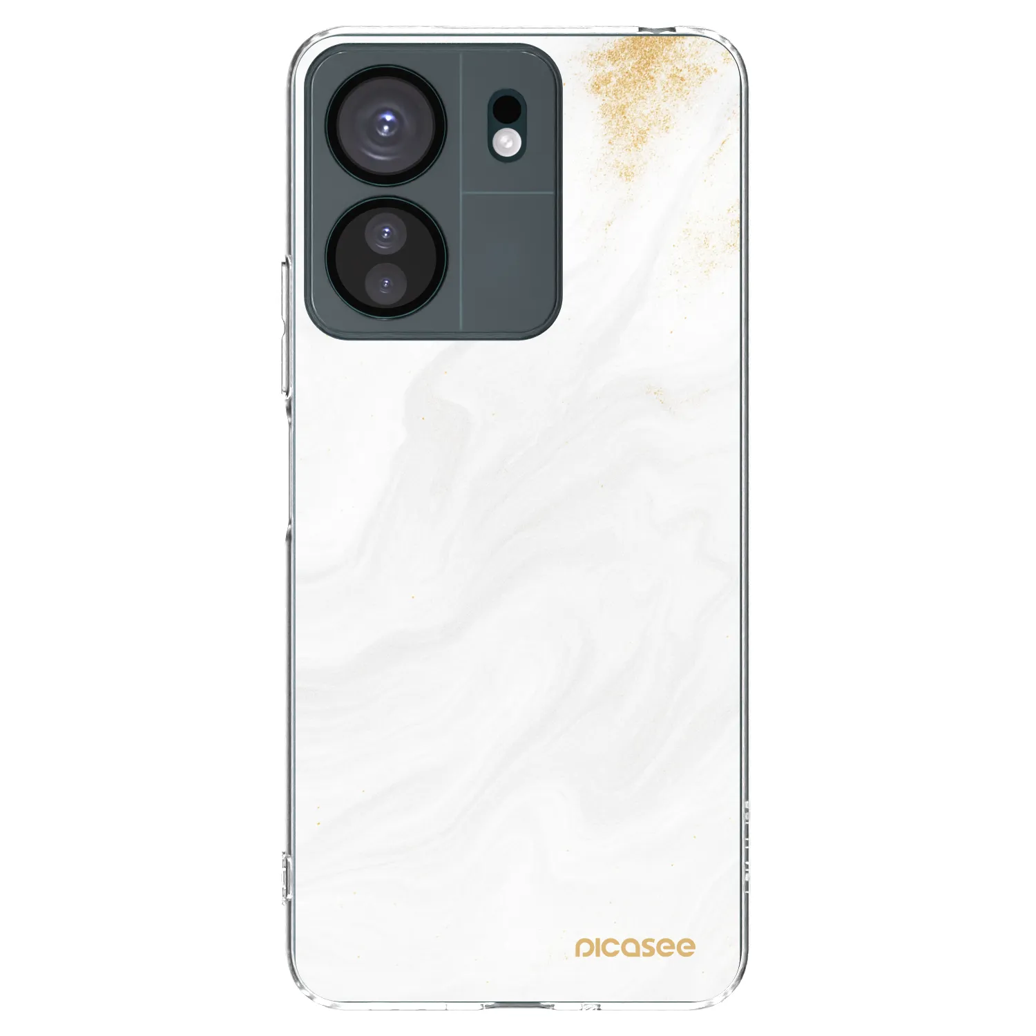 Picasee silikonska prozirna maskica za Xiaomi Redmi 13C 4G - White