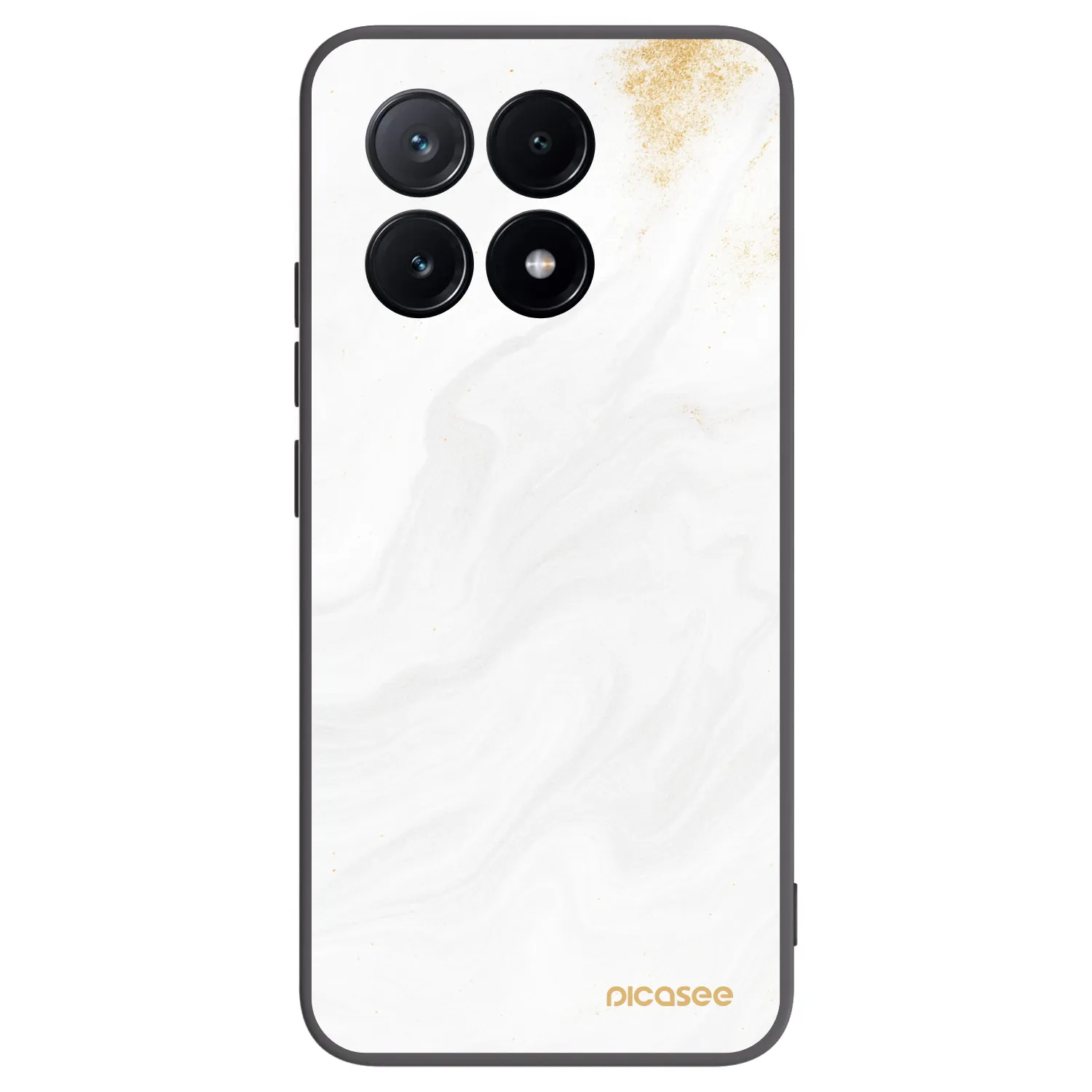 Picasee crna silikonska maskica za Xiaomi Poco X6 Pro - White
