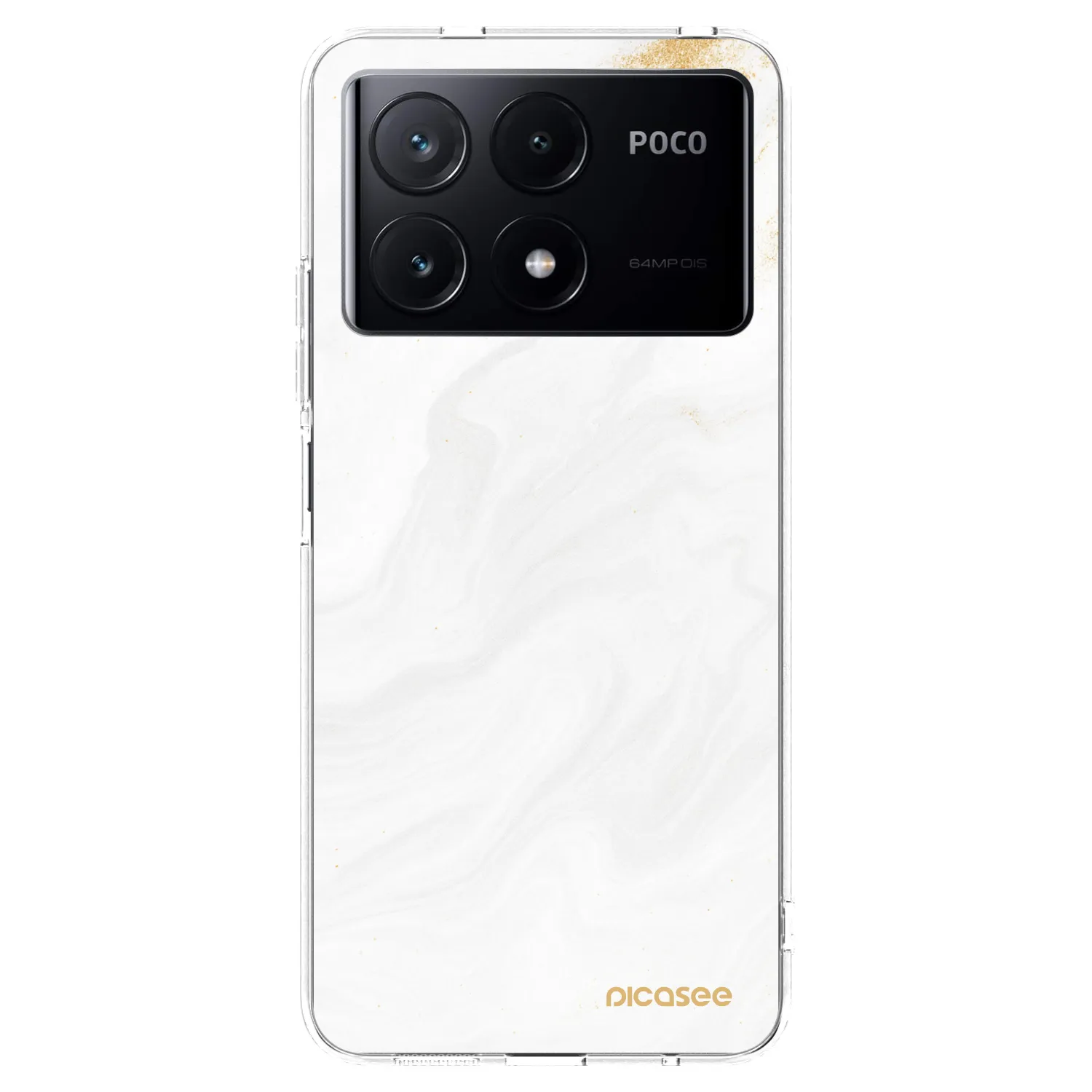 Picasee silikonska prozirna maskica za Xiaomi Poco X6 Pro - White
