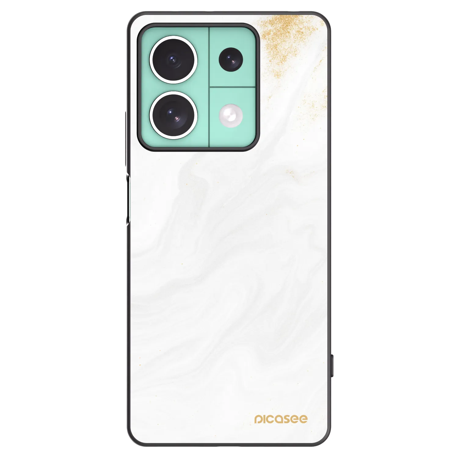 Picasee crna silikonska maskica za Xiaomi Redmi Note 13 5G - White