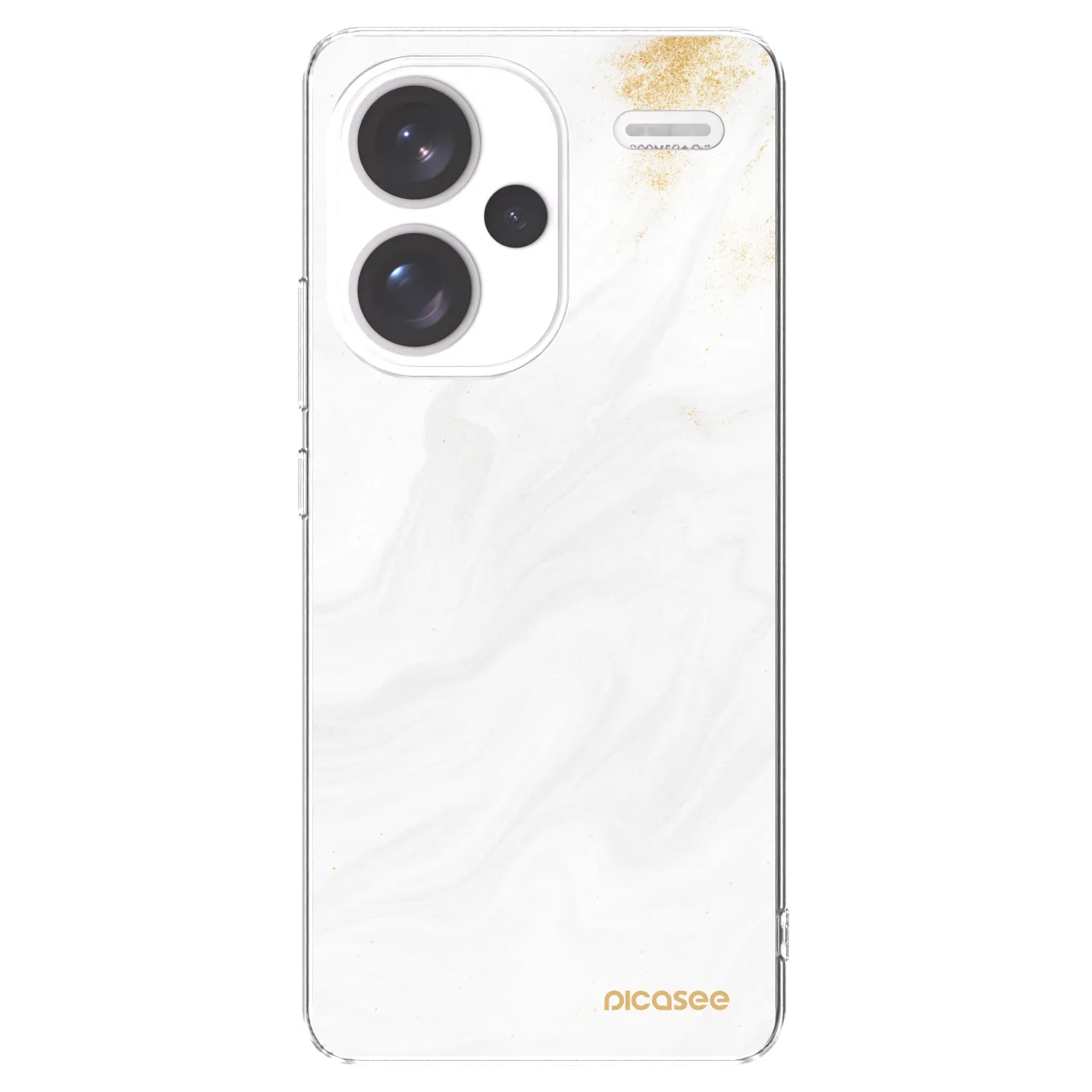 Picasee silikonska prozirna maskica za Xiaomi Redmi Note 13 Pro+ 5G - White