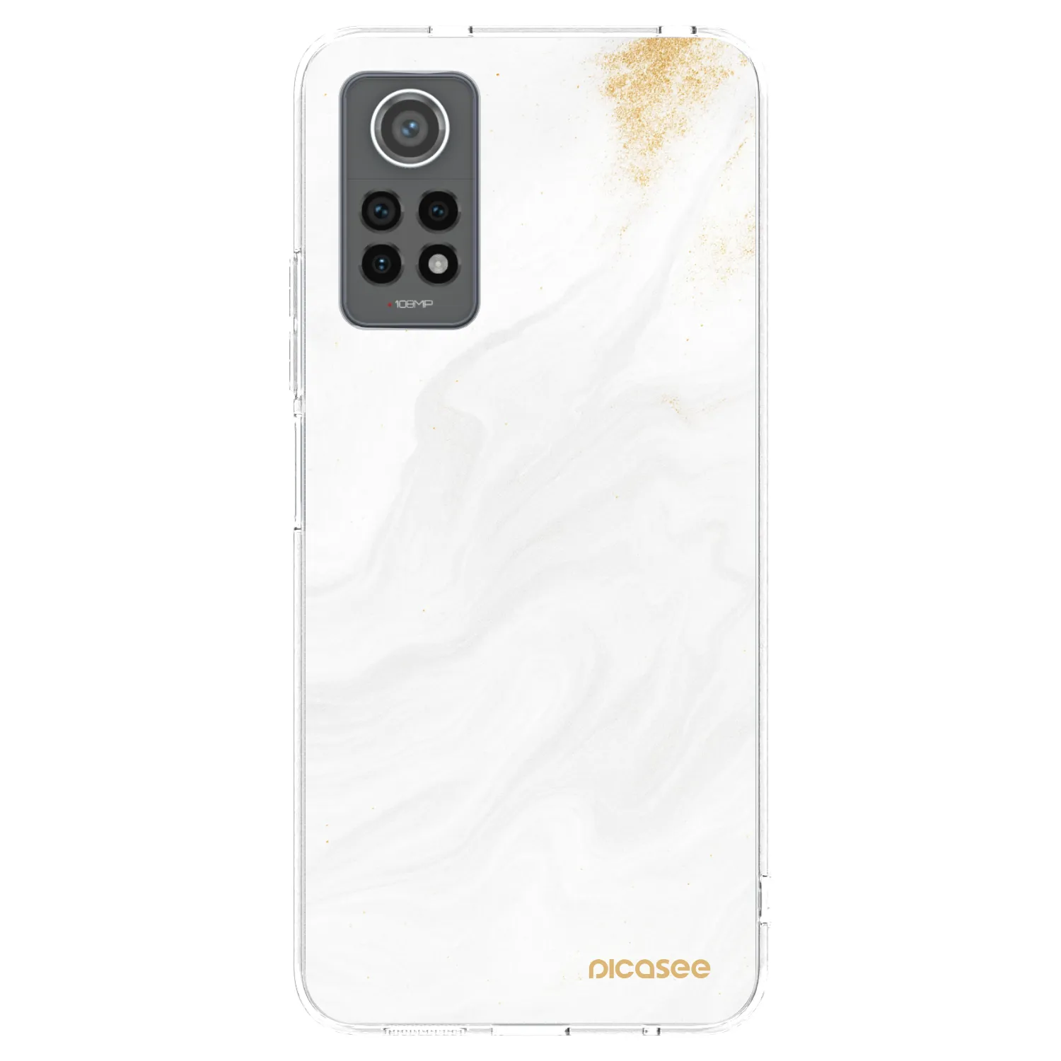 Picasee silikonska prozirna maskica za Xiaomi Redmi Note 12 Pro 4G - White
