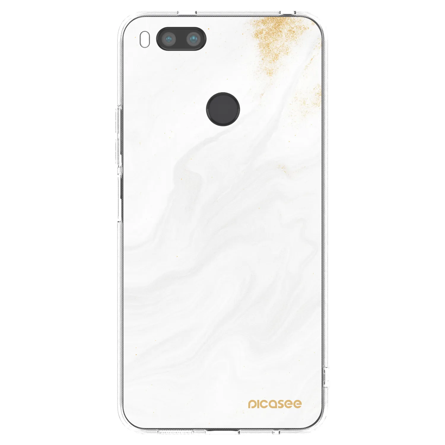 Picasee silikonska prozirna maskica za Xiaomi Mi A1 Global - White