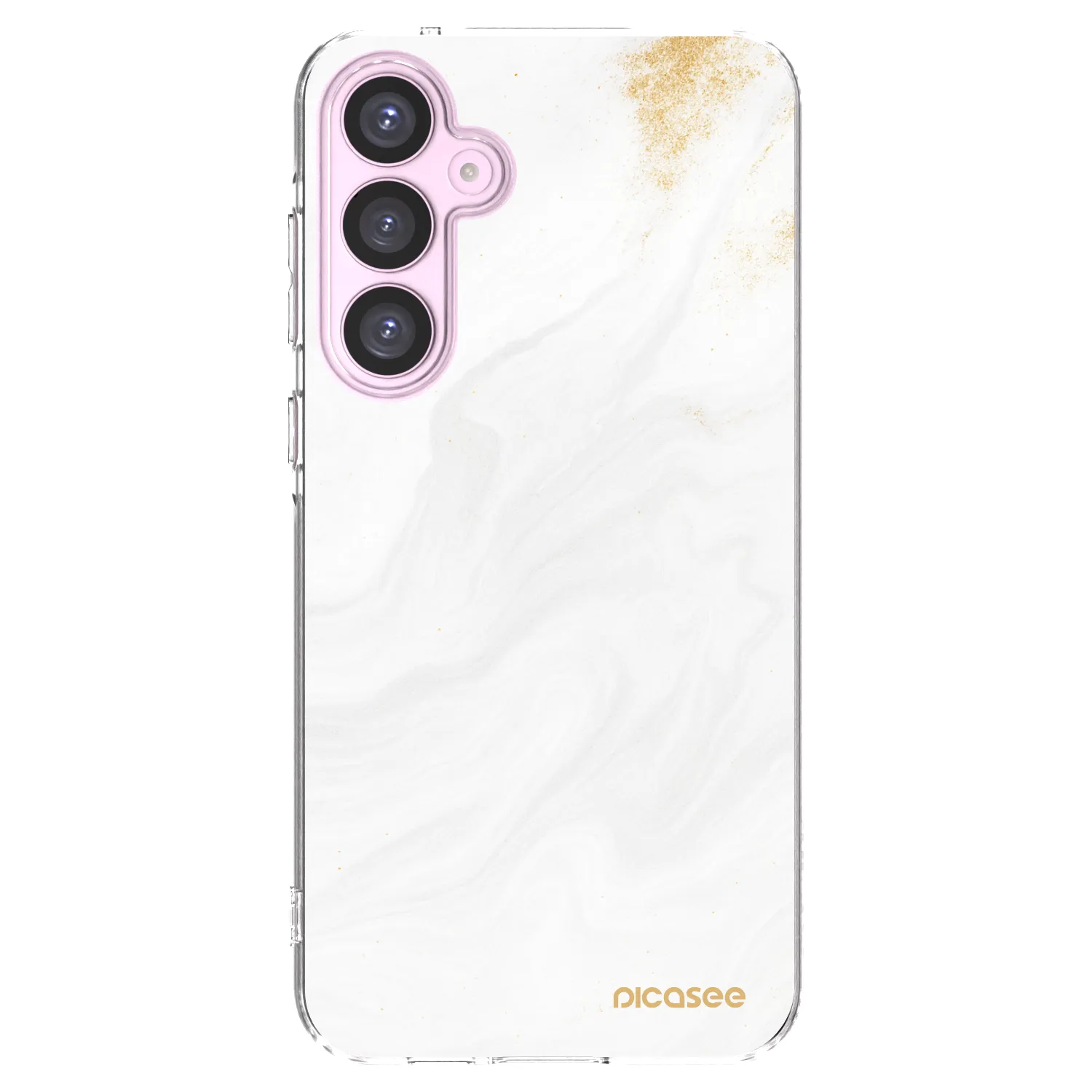 Picasee silikonska prozirna maskica za Samsung Galaxy A55 5G A556B - White