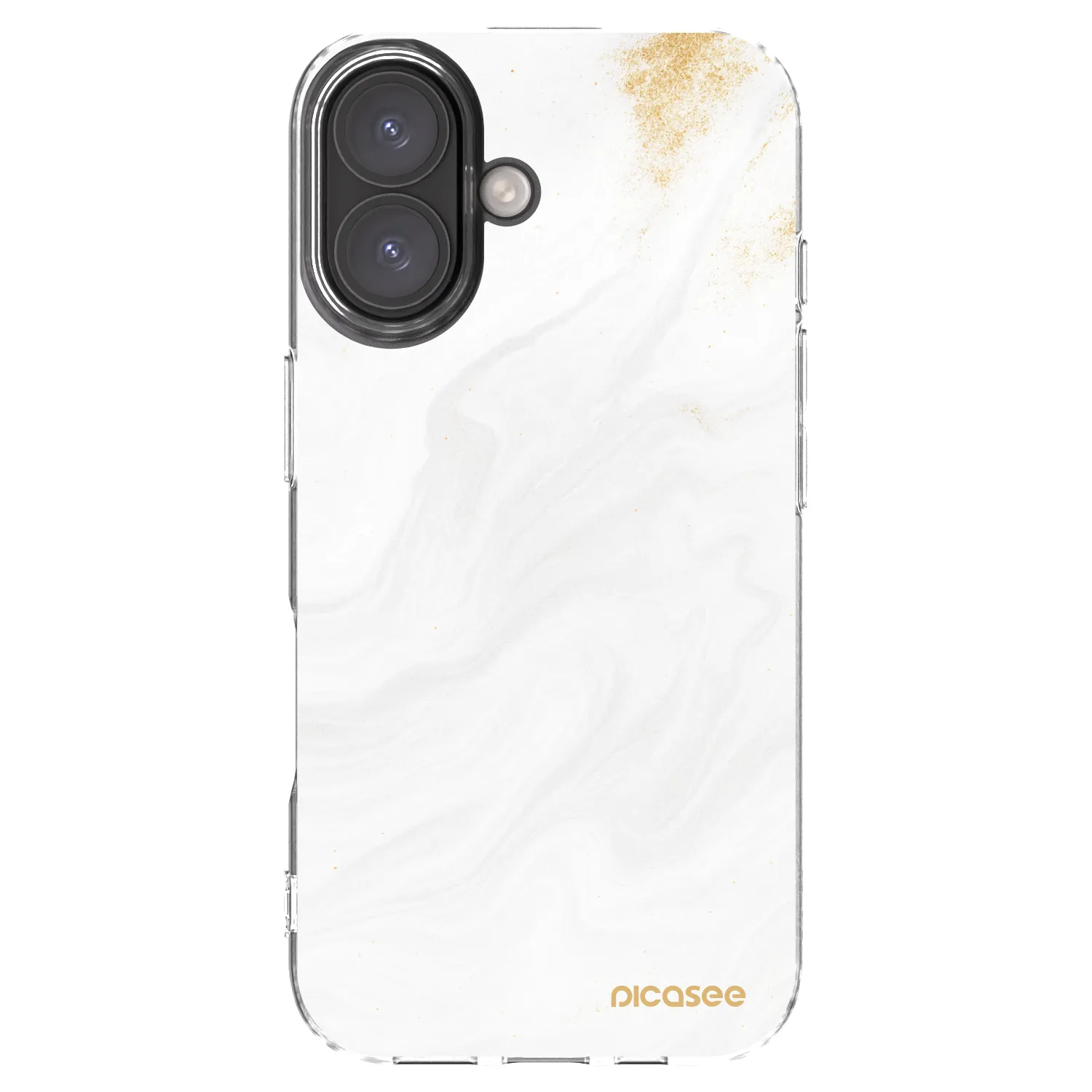 Picasee silikonska prozirna maskica za Apple iPhone 16 - White