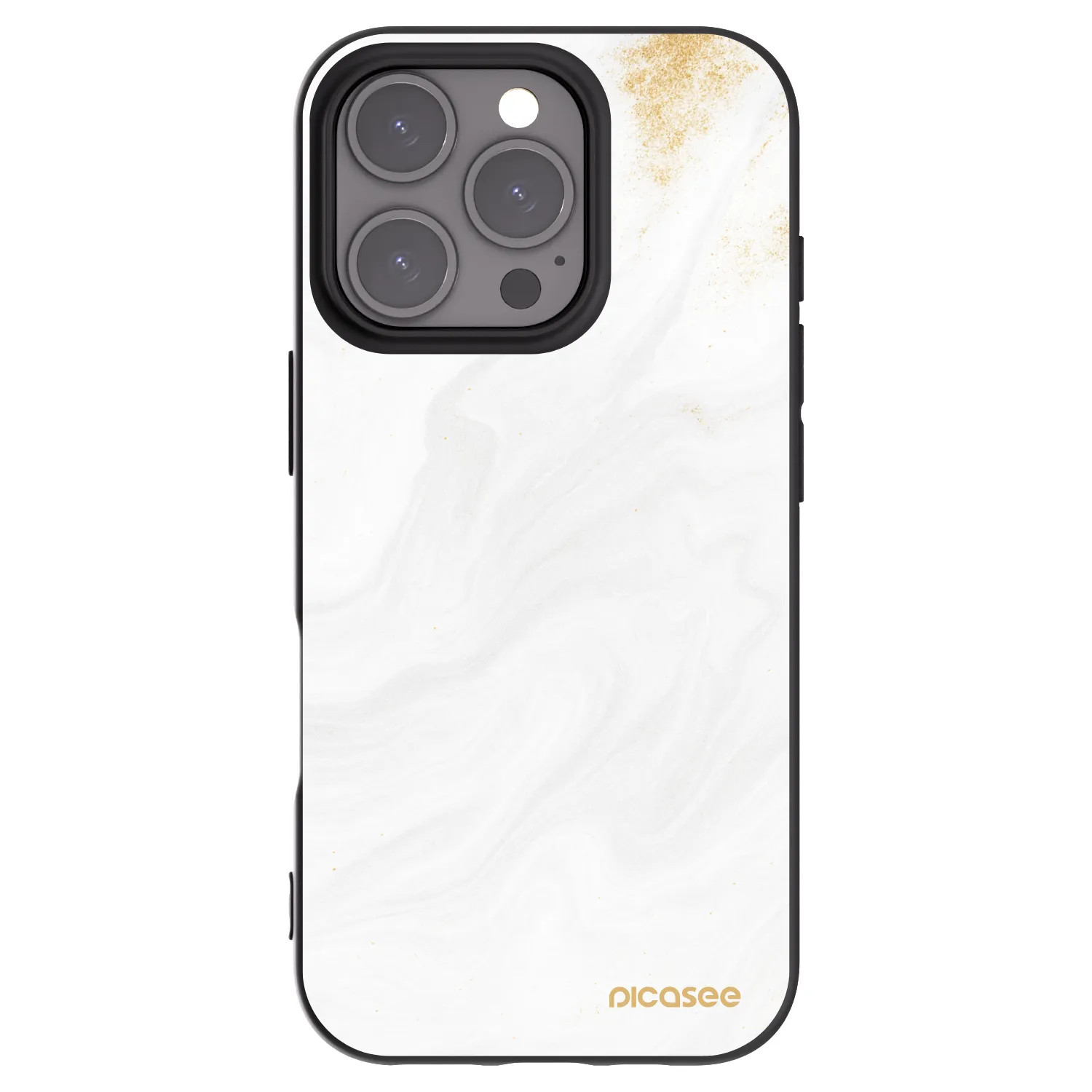 Picasee crna silikonska maskica za Apple iPhone 16 Pro - White