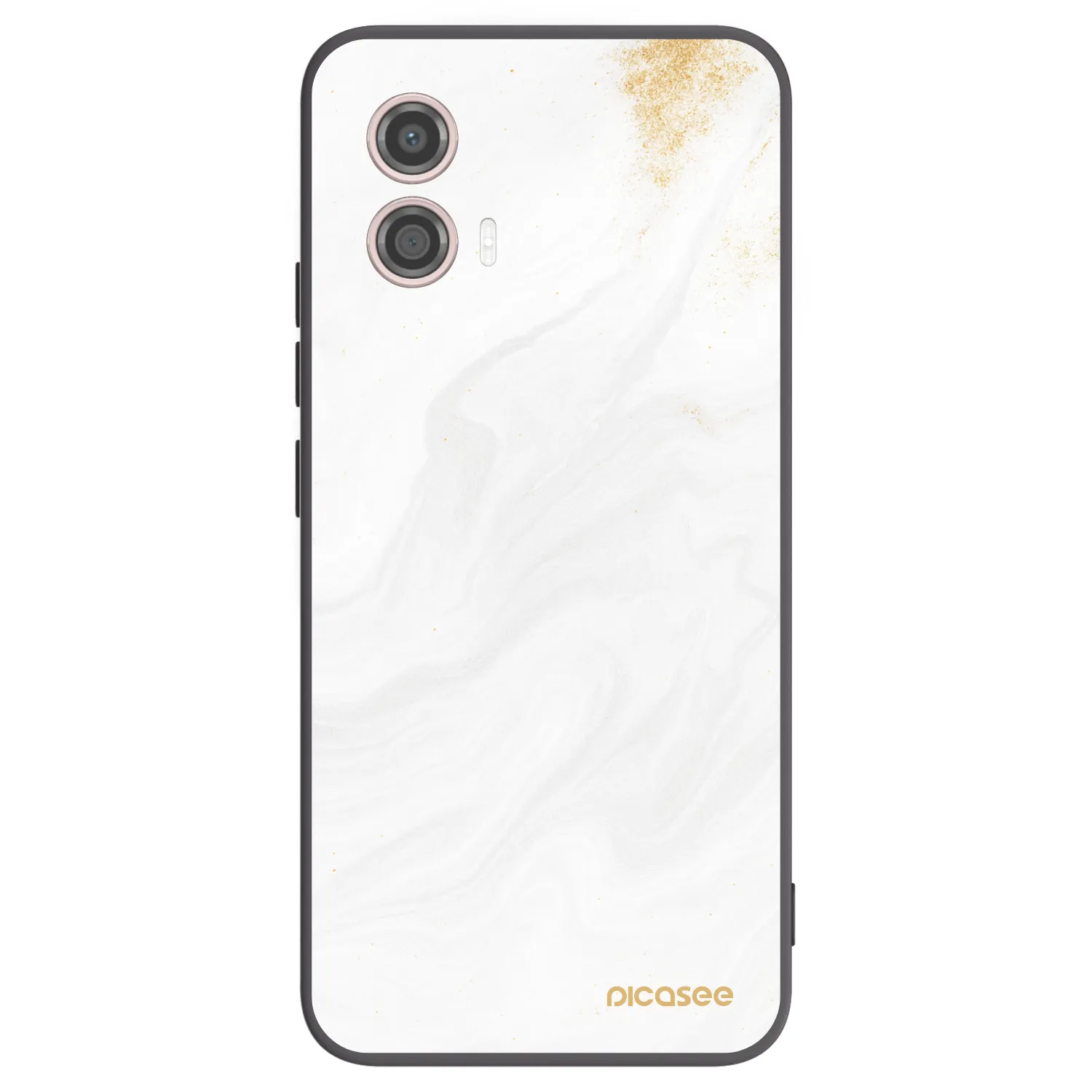 Picasee crna silikonska maskica za Motorola Moto G53 5G - White