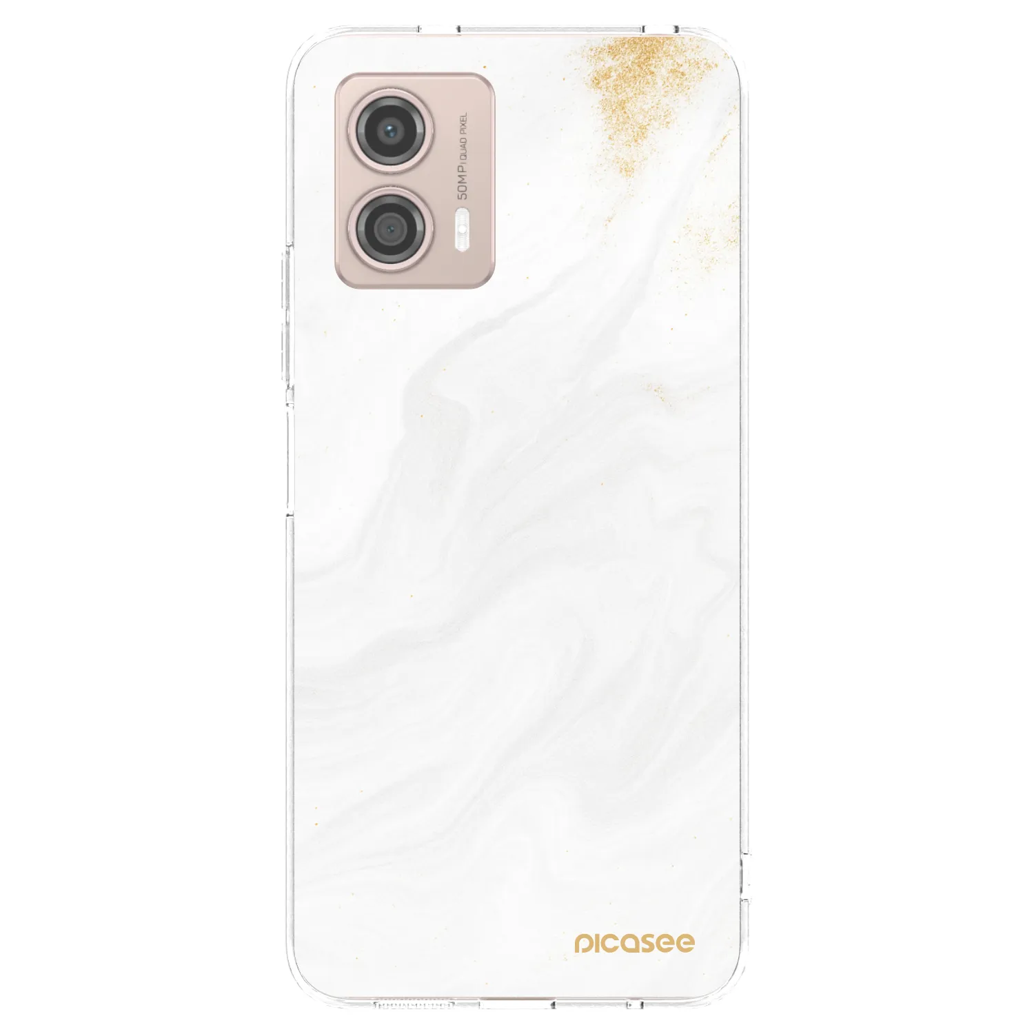 Picasee silikonska prozirna maskica za Motorola Moto G53 5G - White