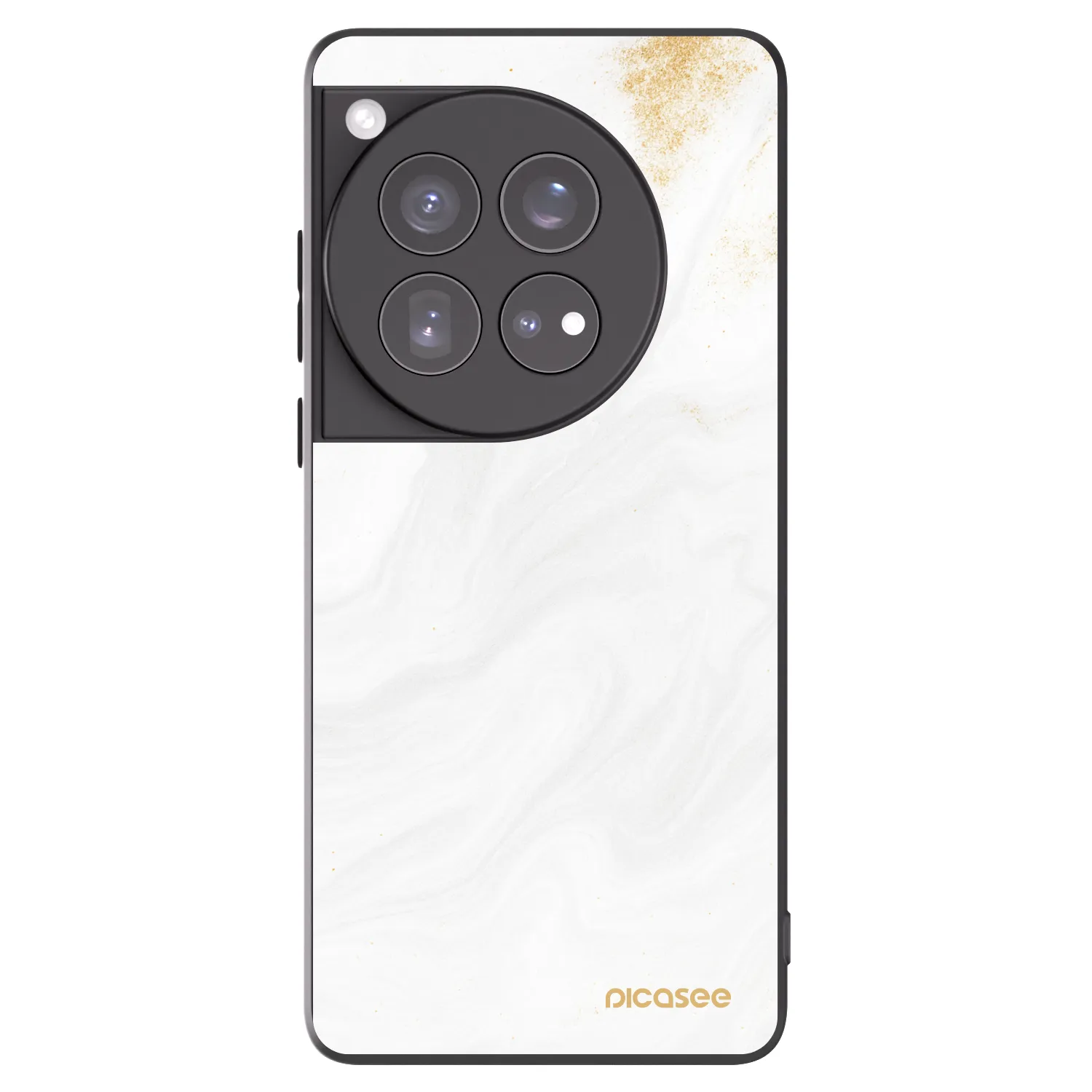 Picasee crna silikonska maskica za OnePlus 12 5G - White