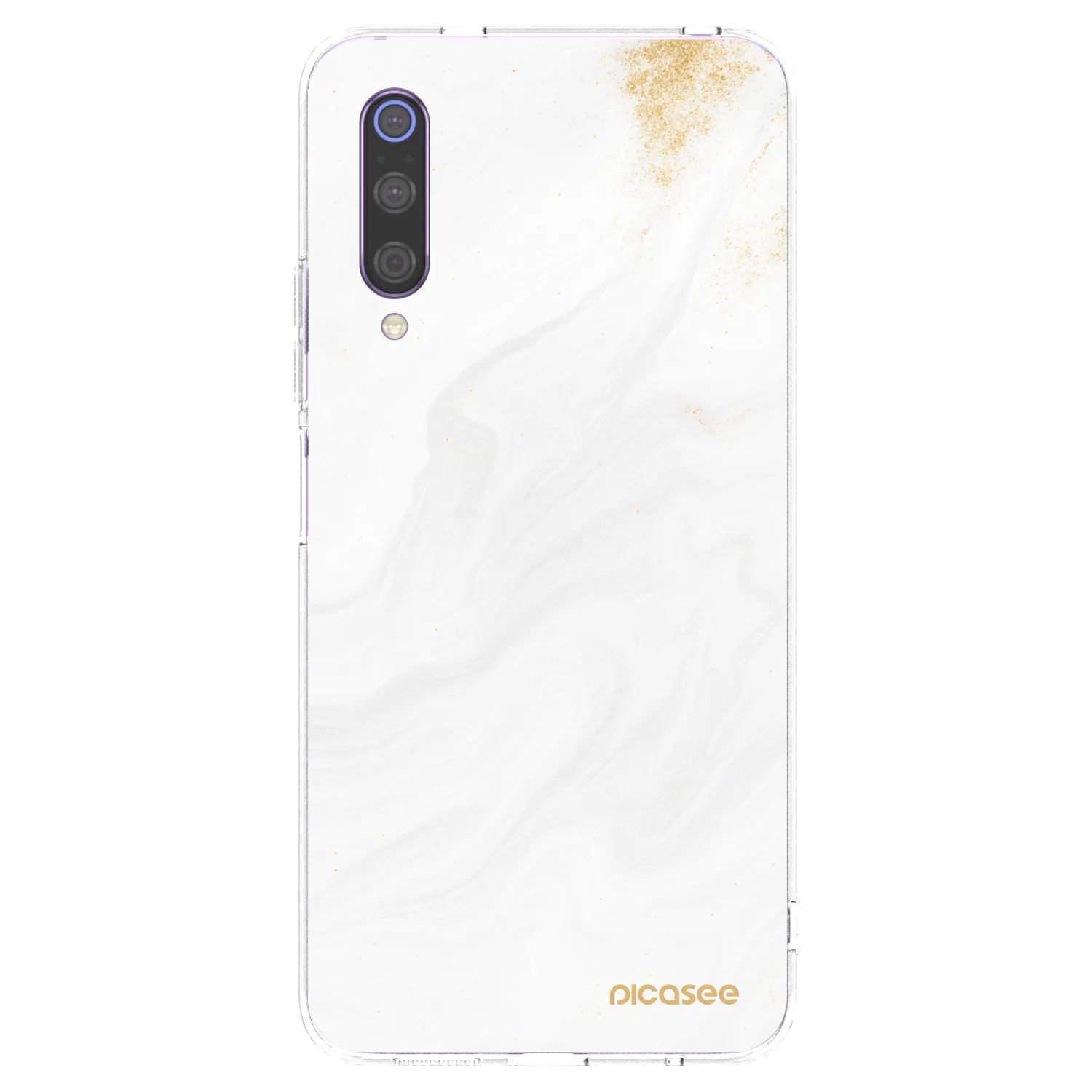 Picasee silikonska prozirna maskica za Xiaomi Mi 9 - White
