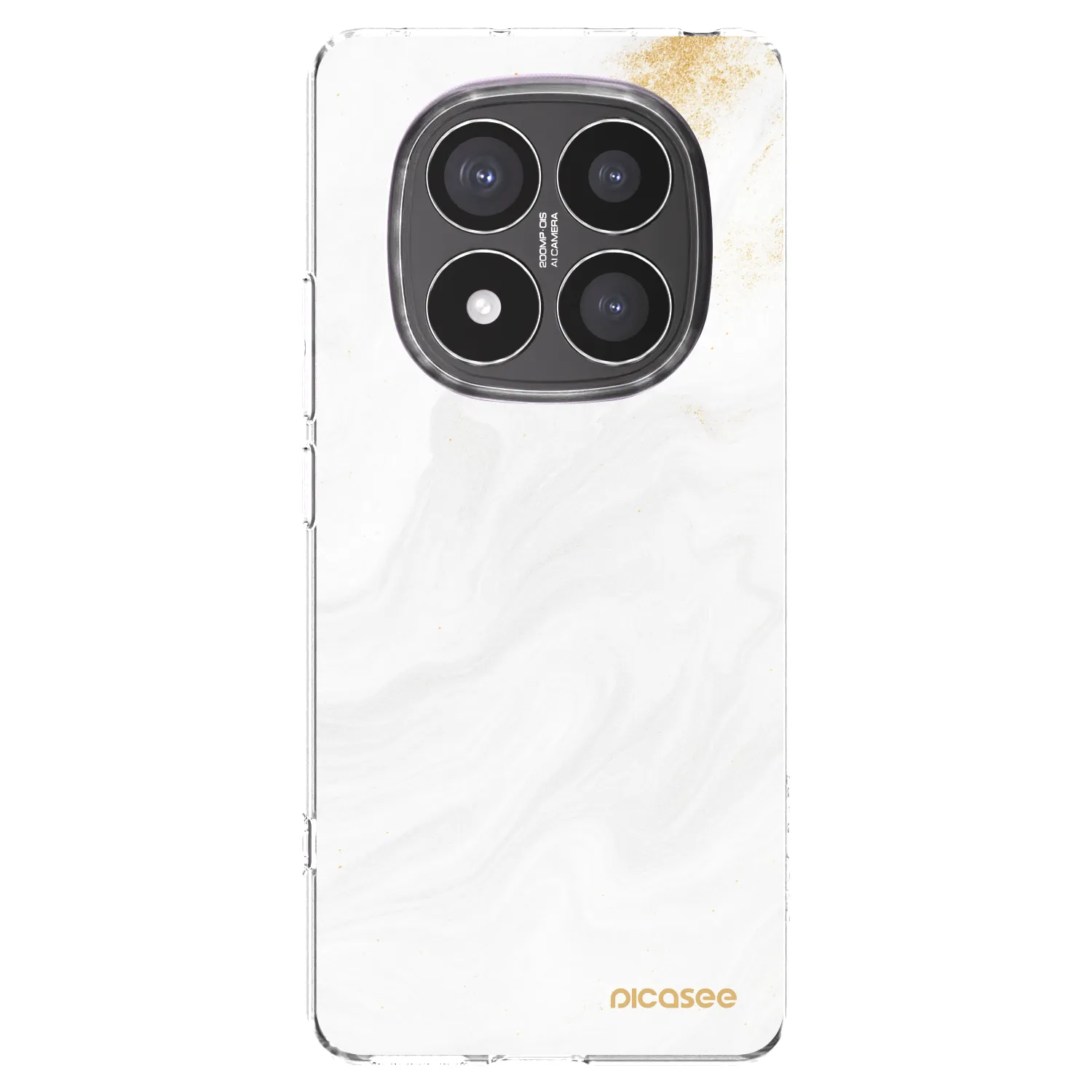 Picasee silikonska prozirna maskica za Xiaomi Redmi Note 14 Pro+ 5G - White