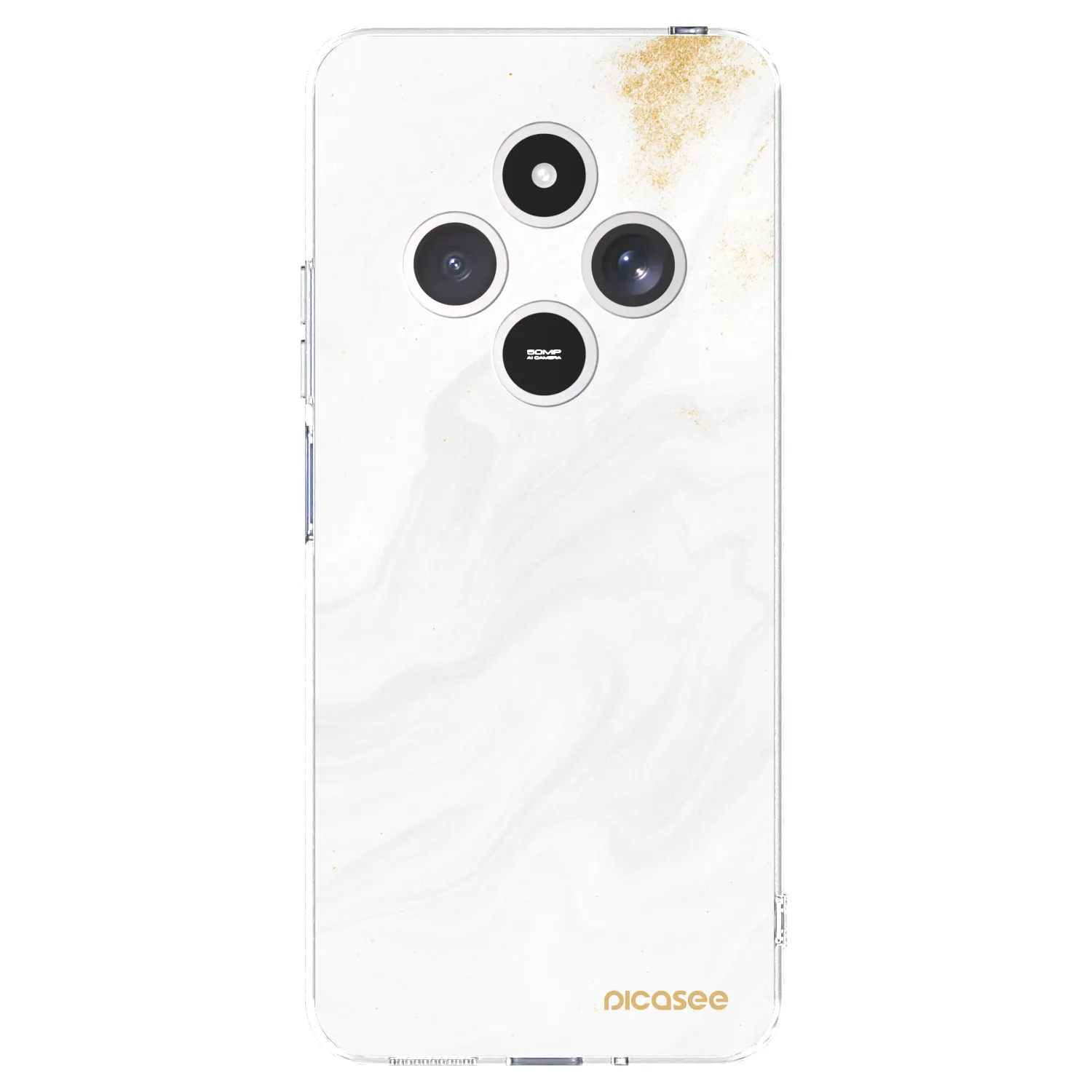 Picasee silikonska prozirna maskica za Xiaomi Redmi 14C - White