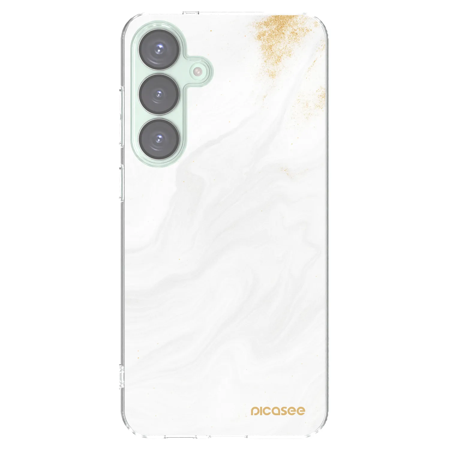 Picasee silikonska prozirna maskica za Samsung Galaxy S25+ 5G - White