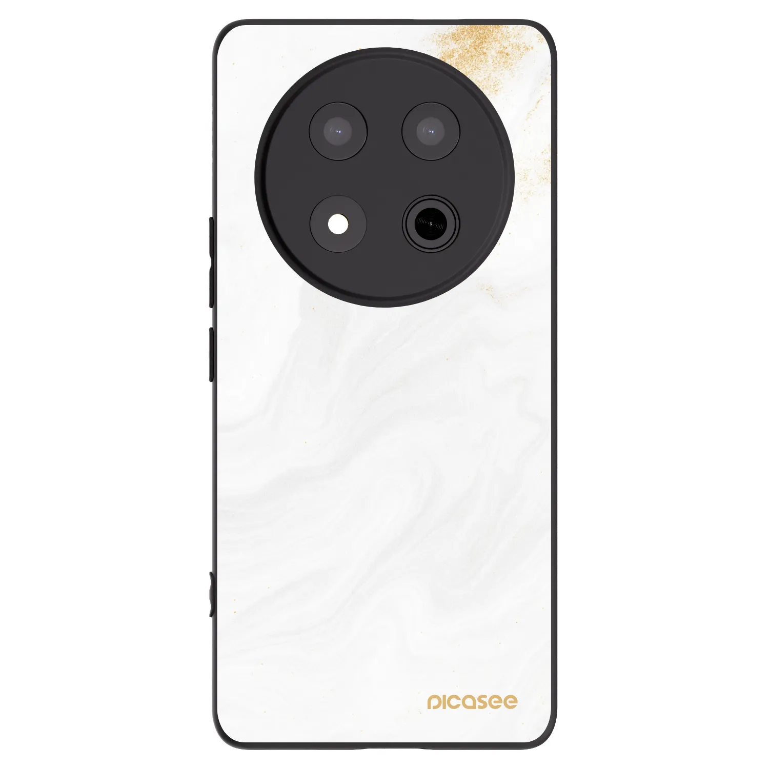 Picasee crna silikonska maskica za Honor Magic7 Lite 5G - White