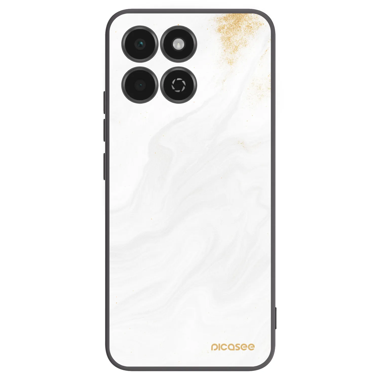 Picasee crna silikonska maskica za Honor 200 Smart 5G - White