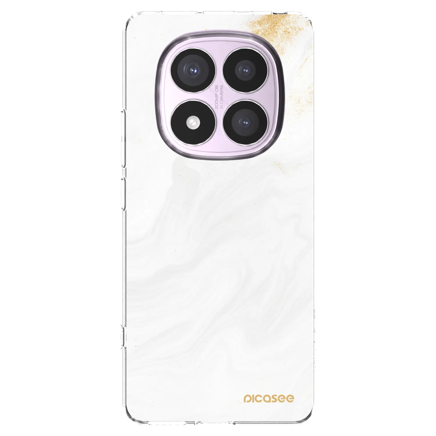 Picasee silikonska prozirna maskica za Xiaomi Redmi Note 14 Pro 4G - White