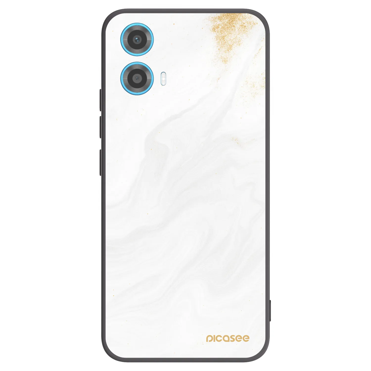 Picasee crna silikonska maskica za Motorola Moto G34 5G - White
