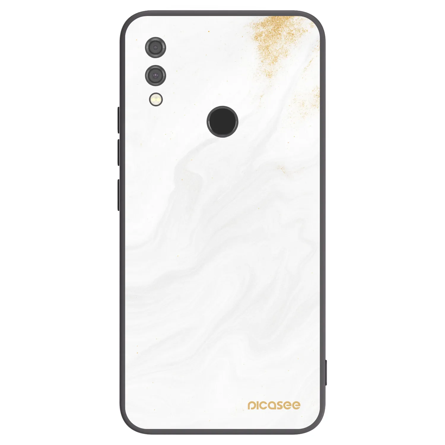 Picasee crna silikonska maskica za Xiaomi Redmi Note 7 - White