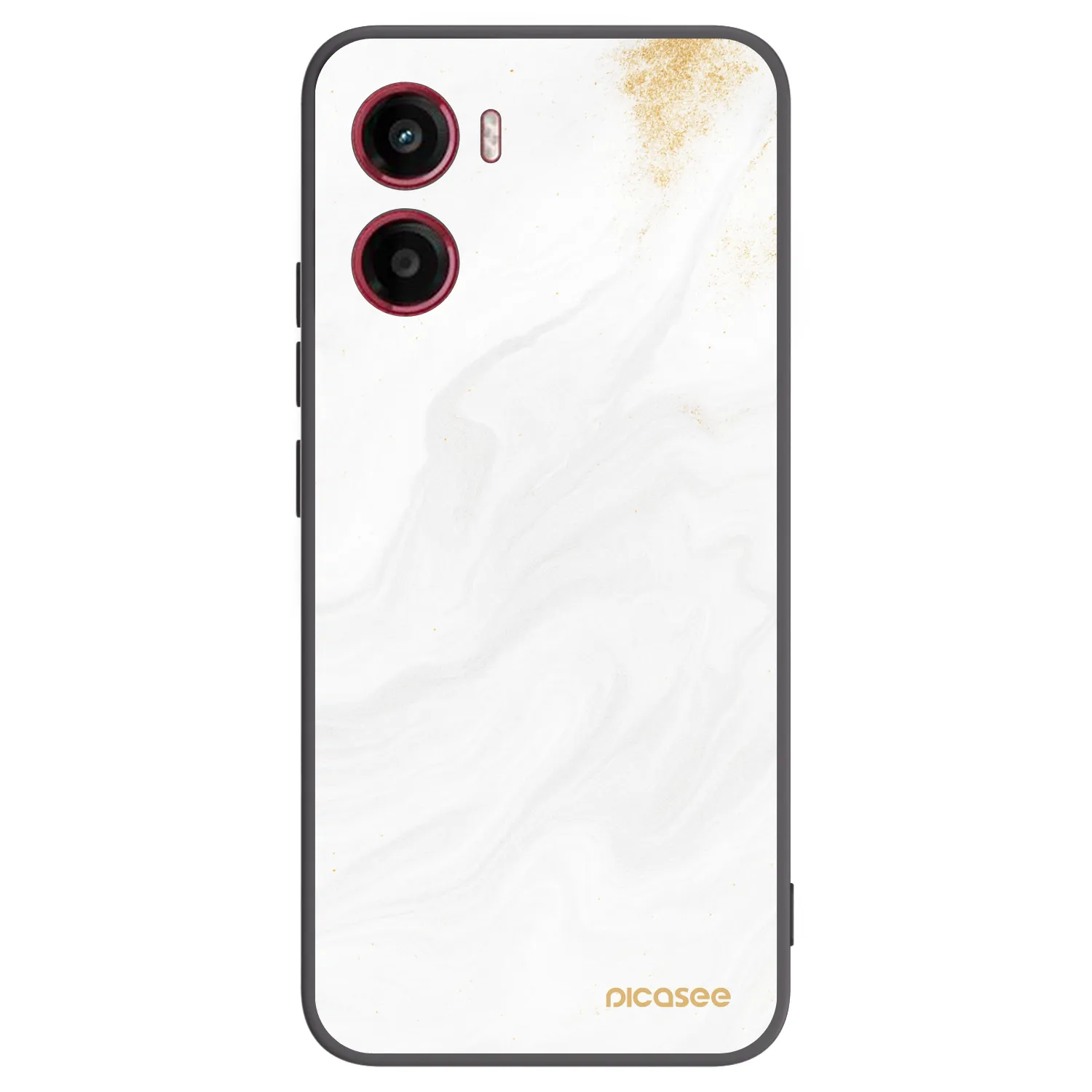 Picasee crna silikonska maskica za Motorola Moto G05 - White