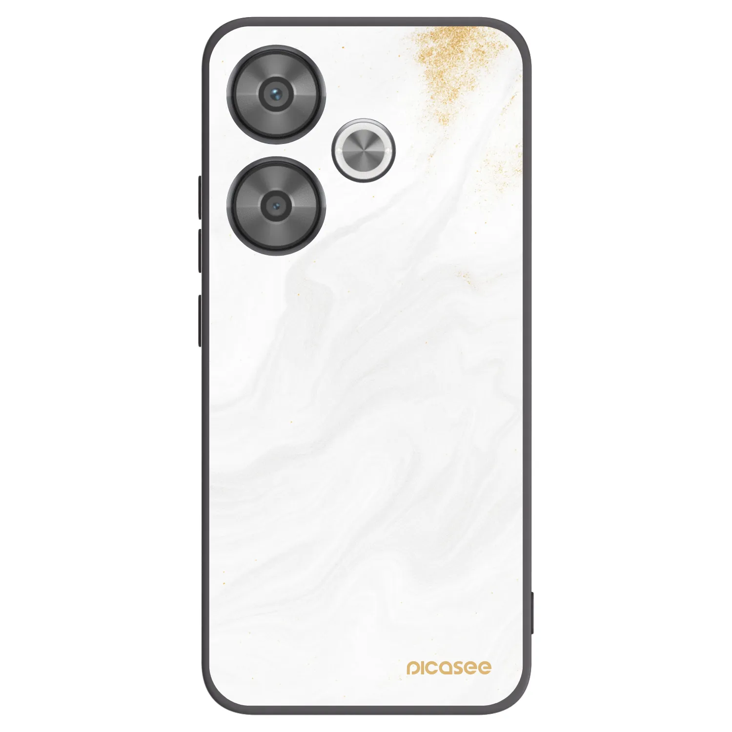 Picasee crna silikonska maskica za Xiaomi Poco F6 - White