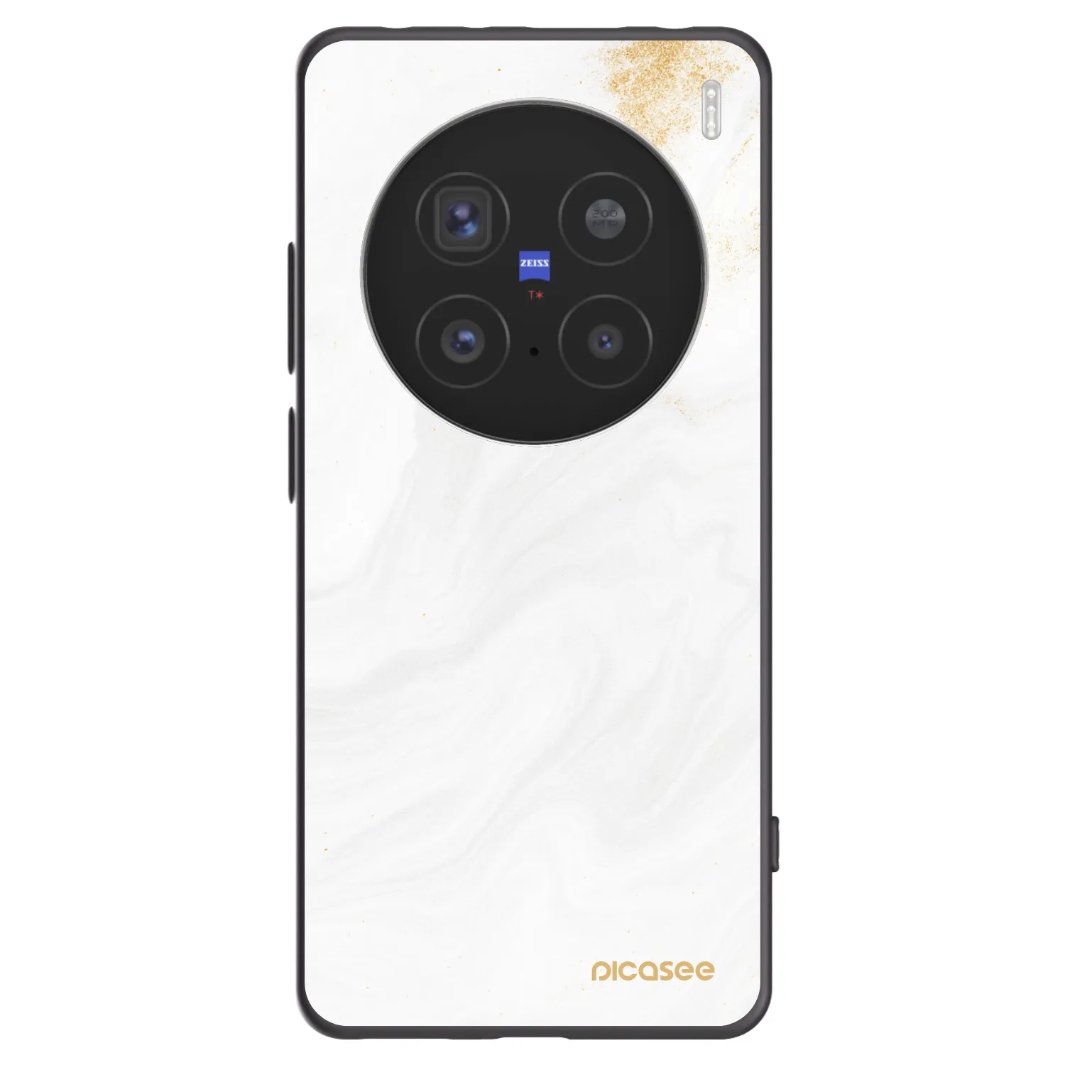 Picasee crna silikonska maskica za Vivo X200 Pro - White