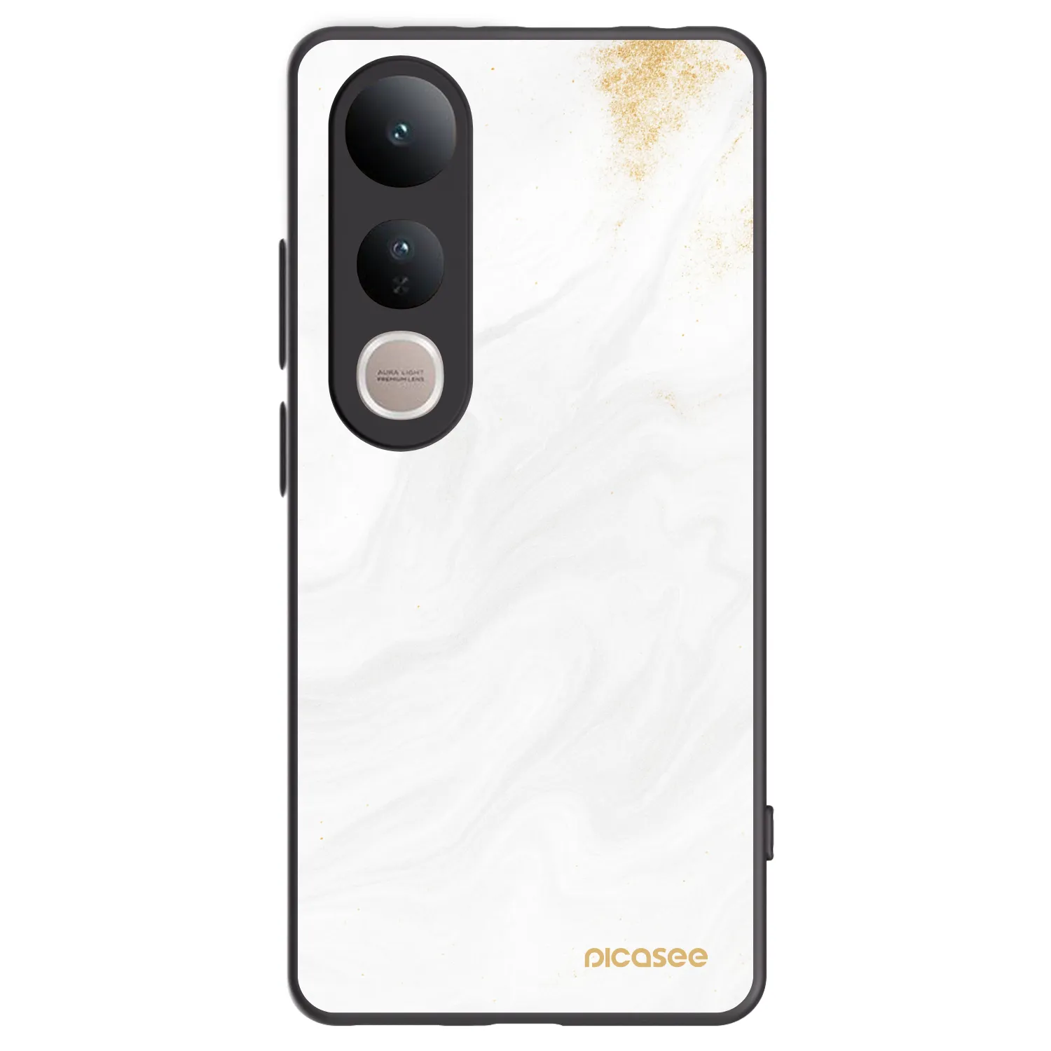 Picasee crna silikonska maskica za Vivo V50 Lite 5G - White