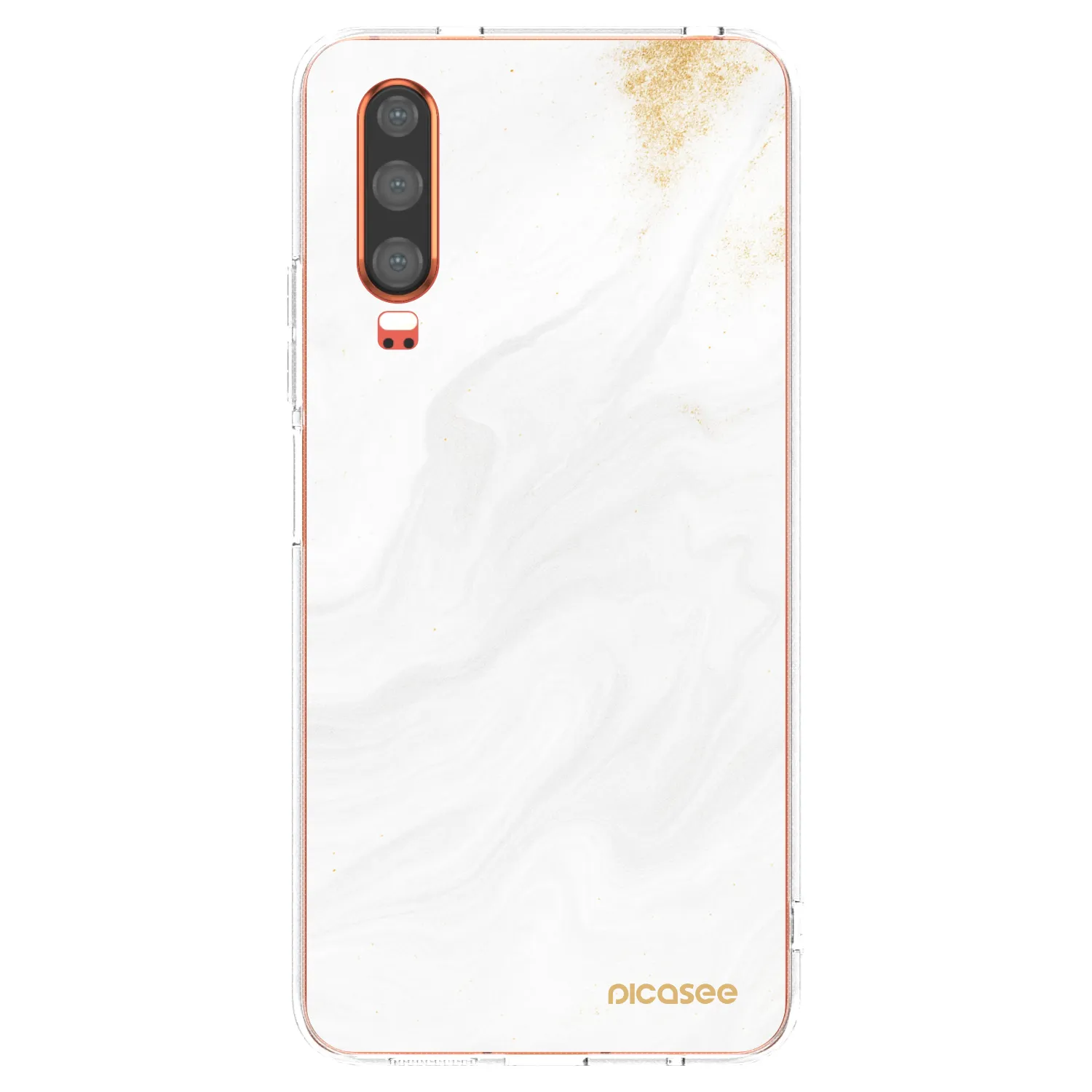 Picasee silikonska prozirna maskica za Huawei P30 - White