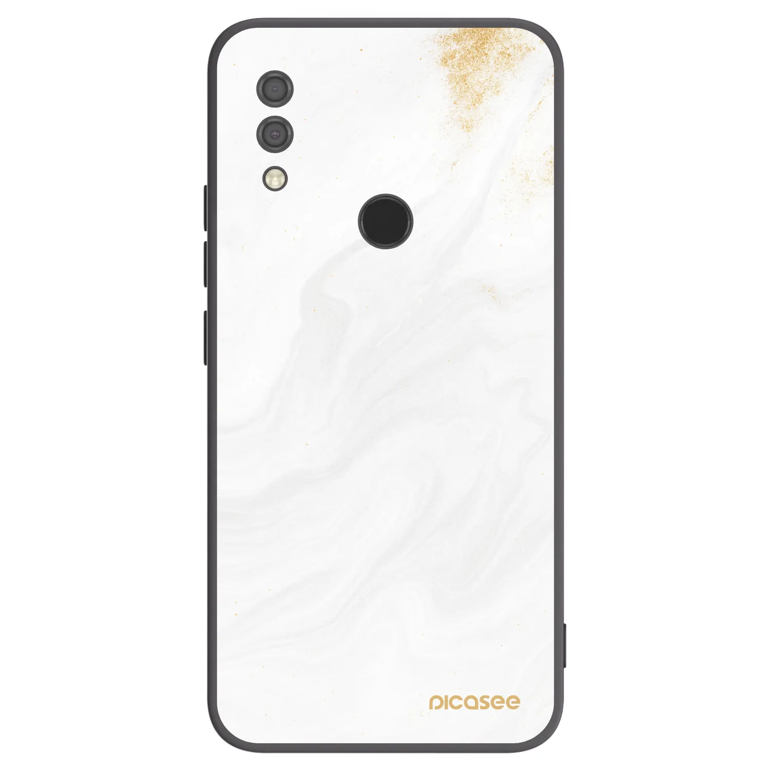 Picasee crna silikonska maskica za Xiaomi Redmi 7 - White