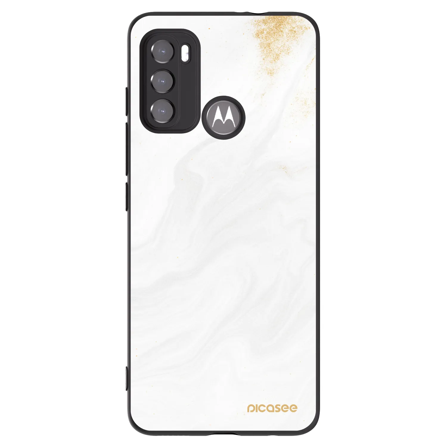Picasee crna silikonska maskica za Motorola Edge 60 5G - White