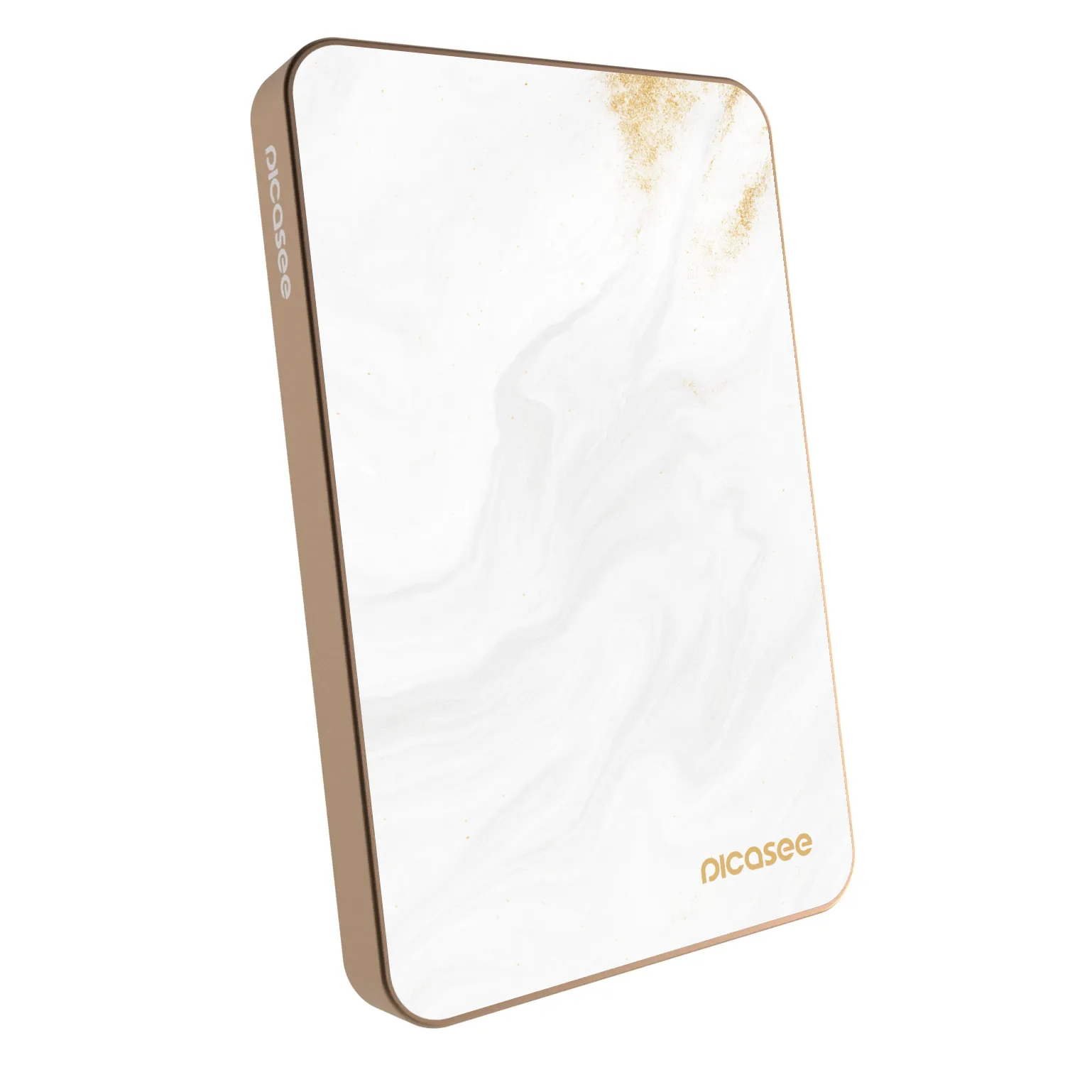 Picasee Prijenosni punjač s MagSafe 5 000 mAh Zlatni - White