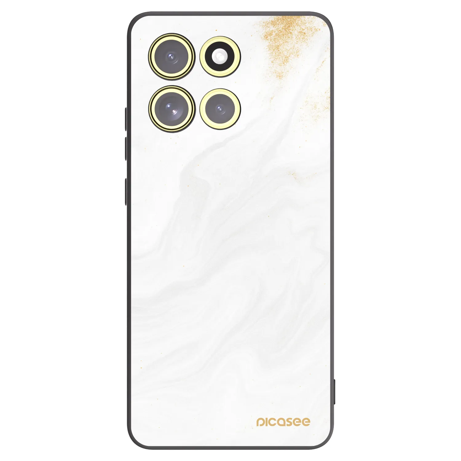 Picasee crna silikonska maskica za Motorola Moto G86 5G - White