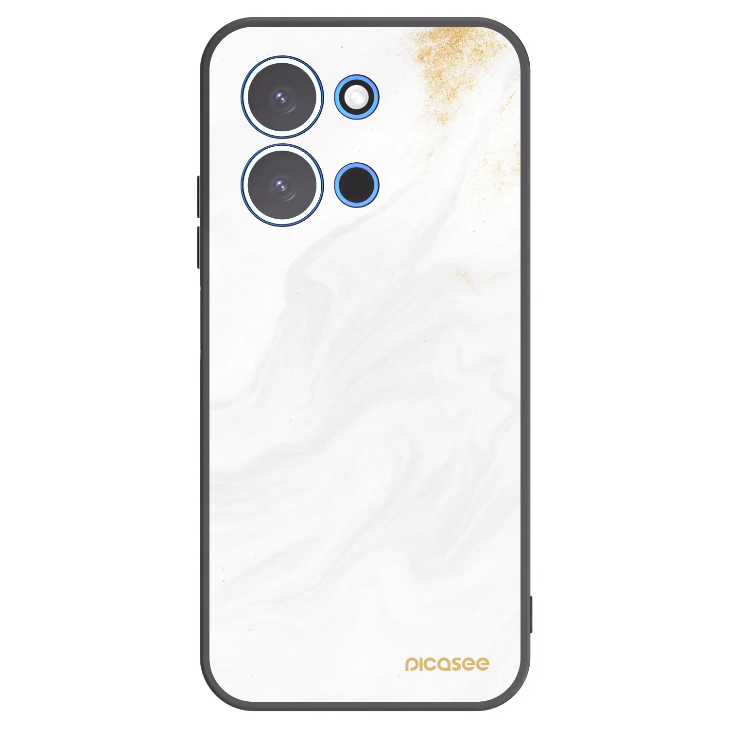 Picasee crna silikonska maskica za Xiaomi Redmi 15C 4G - White