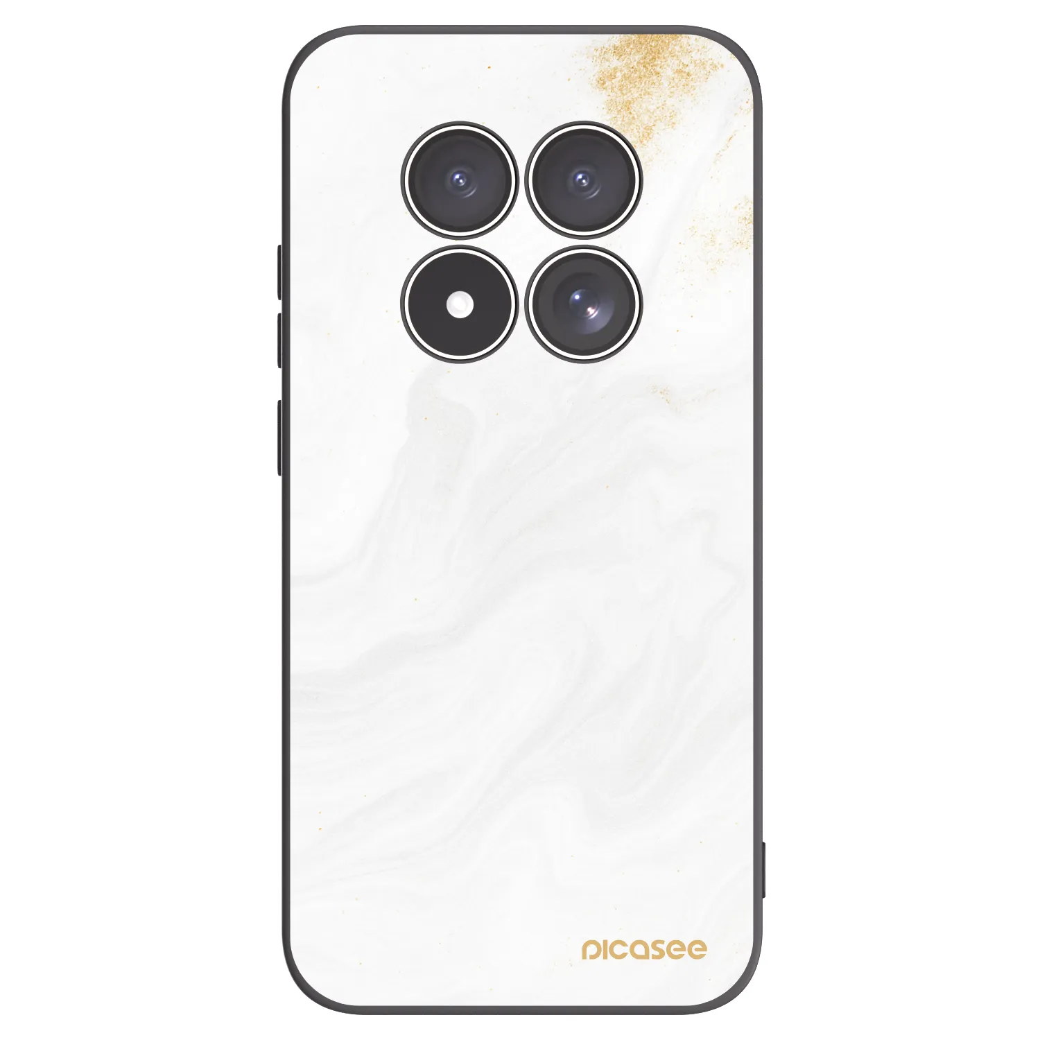 Picasee crna silikonska maskica za Xiaomi Redmi Note 15 Pro 4G - White