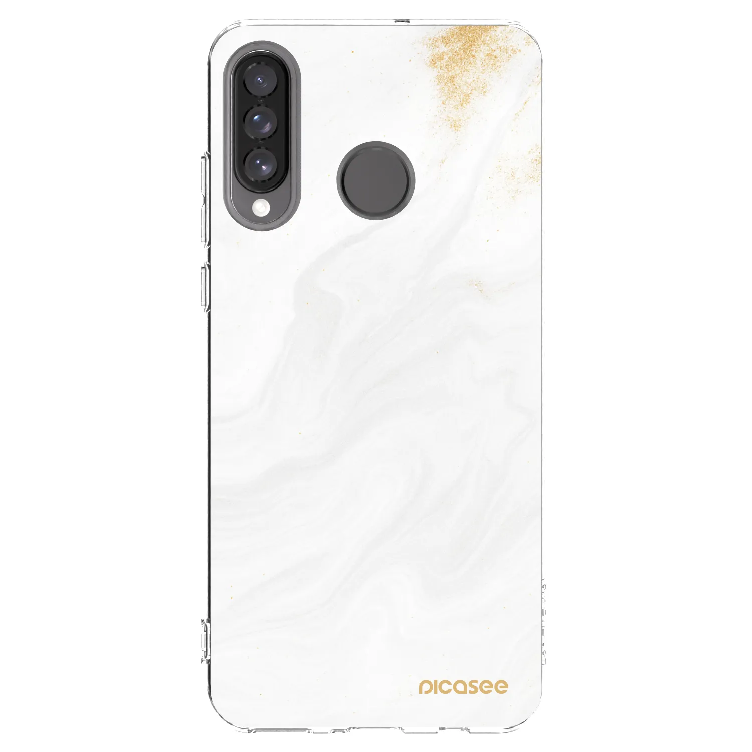 Picasee silikonska prozirna maskica za Huawei P30 Lite - White