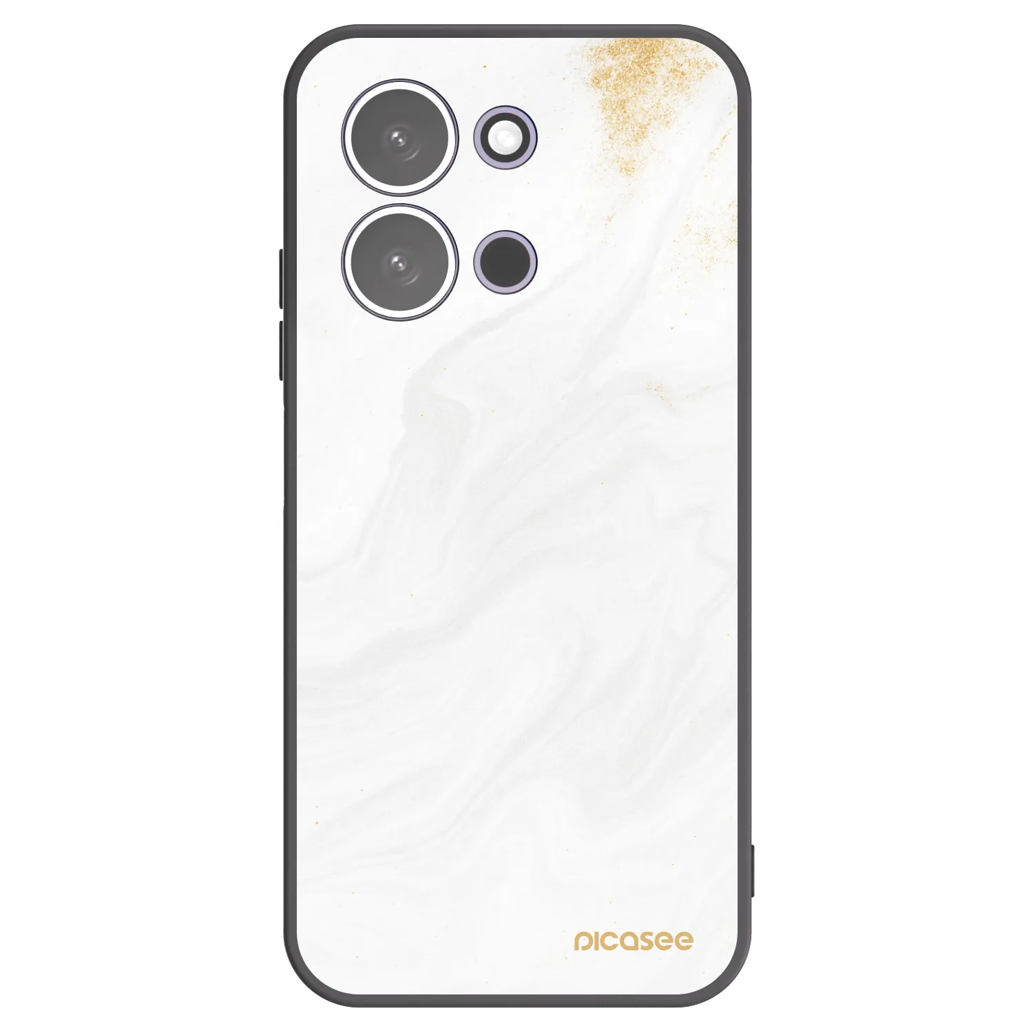 Picasee crna silikonska maskica za Xiaomi Redmi 15C 5G - White