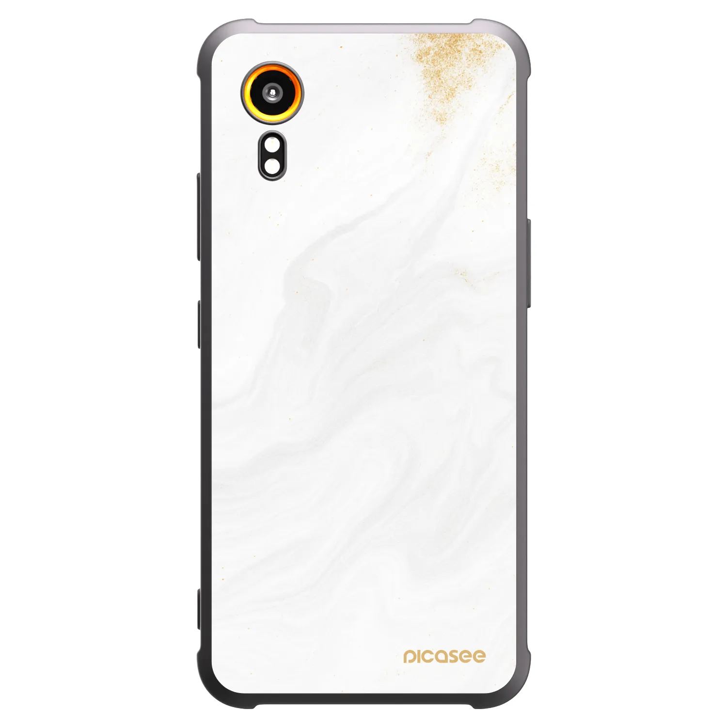Picasee crna silikonska maskica za Samsung Galaxy Xcover 7 - White
