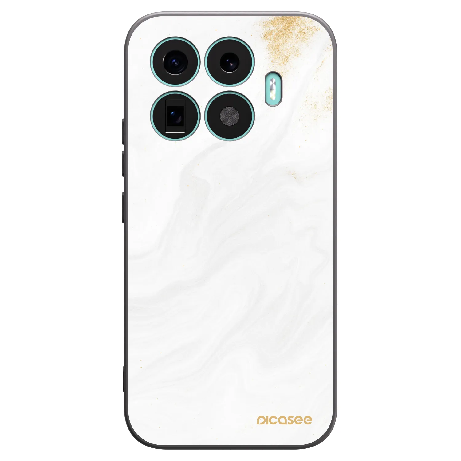 Picasee crna silikonska maskica za Xiaomi 17T - White