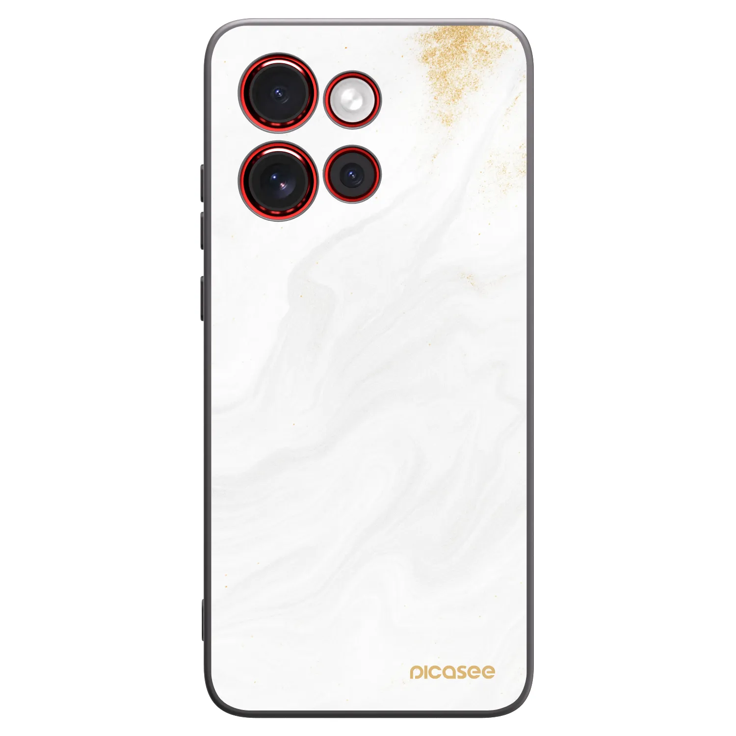 Picasee crna silikonska maskica za Motorola Edge 60 Neo 5G - White