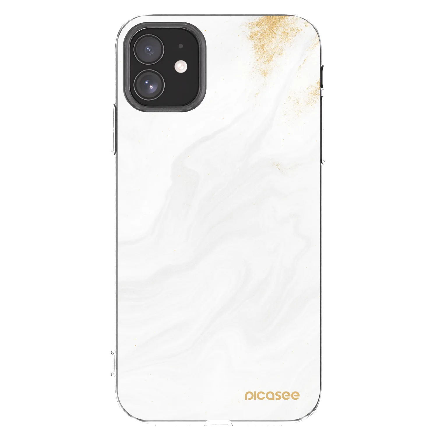 Picasee silikonska prozirna maskica za Apple iPhone 11 - White