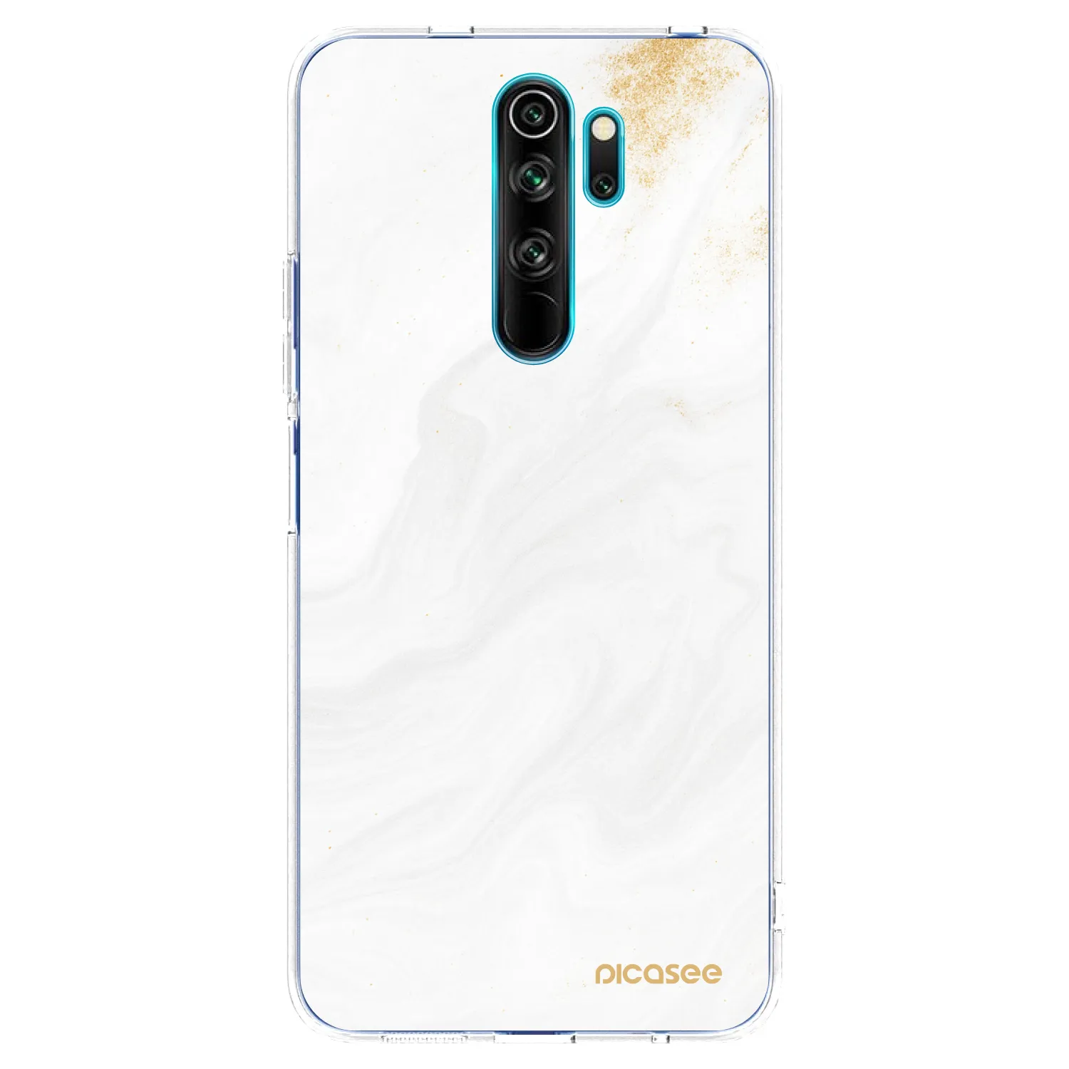 Picasee silikonska prozirna maskica za Xiaomi Redmi Note 8 Pro - White