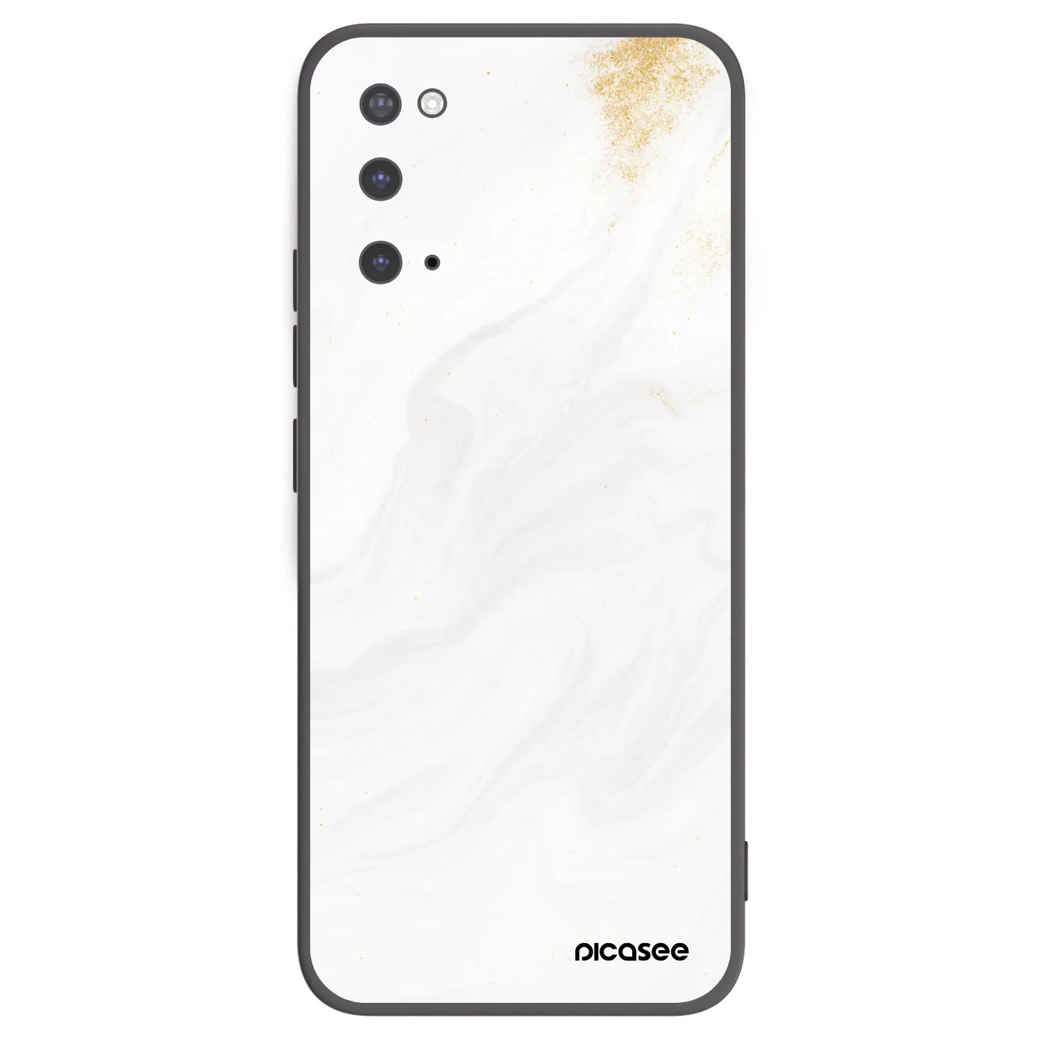 Picasee crna silikonska maskica za Samsung Galaxy S20 G980F - White