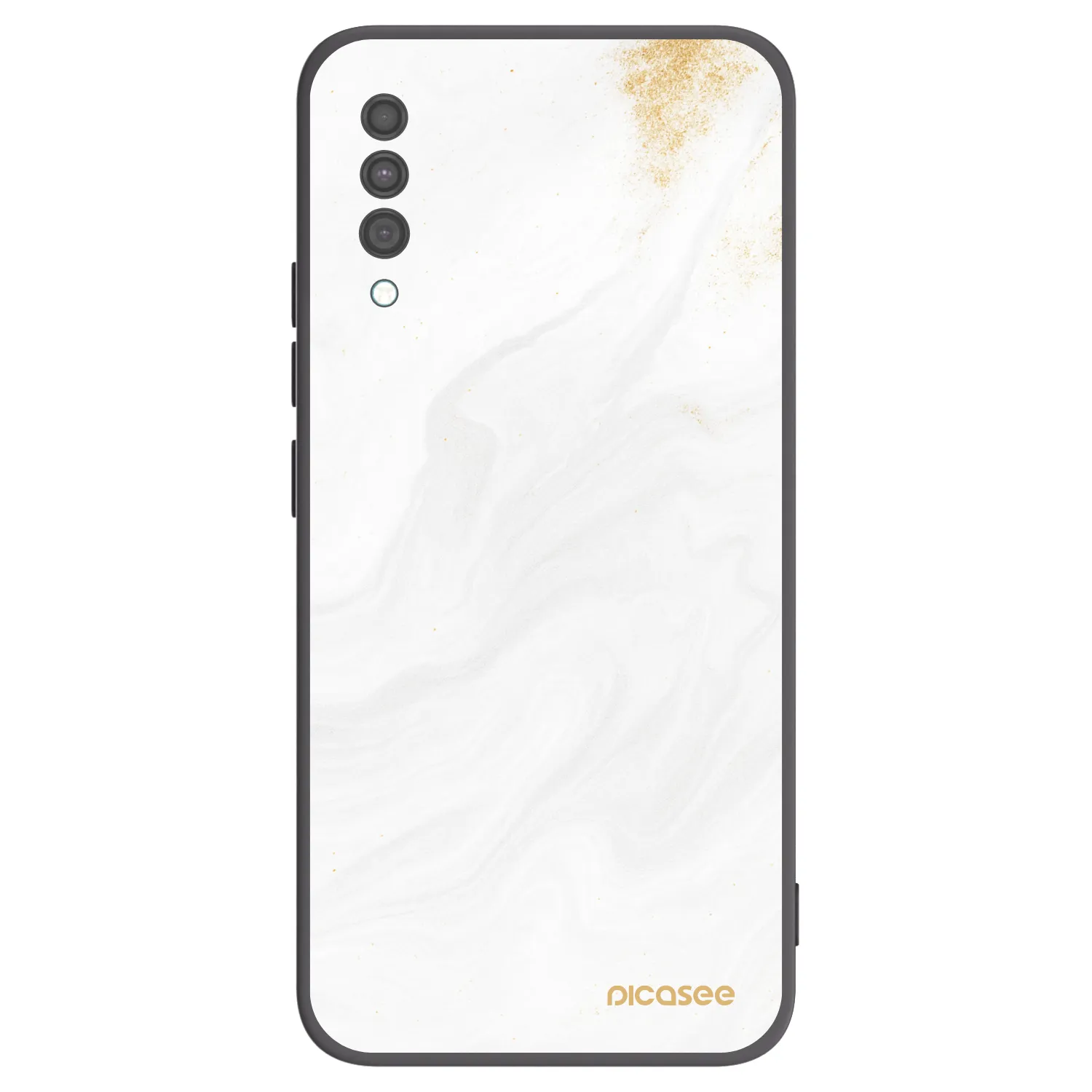 Picasee crna silikonska maskica za Samsung Galaxy A30s A307F - White