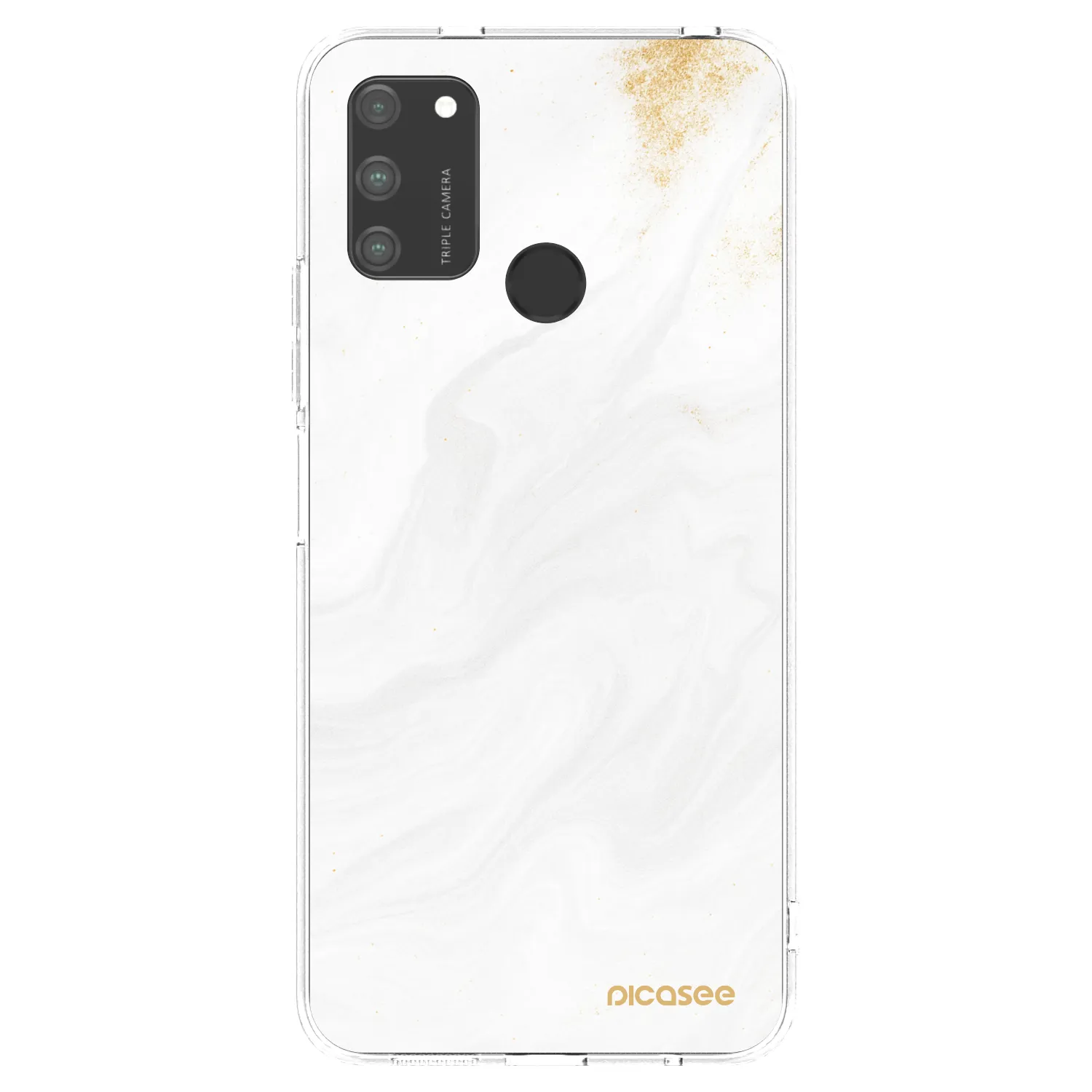Picasee silikonska prozirna maskica za Honor 9A - White