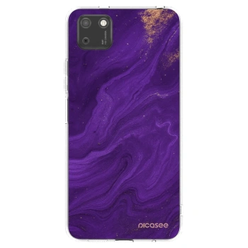 Picasee silikonska prozirna maskica za Huawei Y5P - Purple