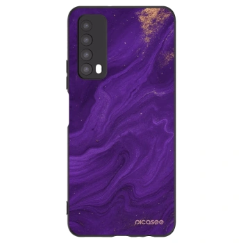 Picasee crna silikonska maskica za Huawei P Smart 2021 - Purple