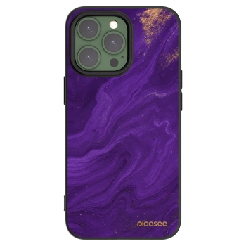 Picasee crna silikonska maskica za Apple iPhone 13 Pro - Purple