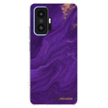 Picasee silikonska prozirna maskica za Xiaomi 11T Pro - Purple