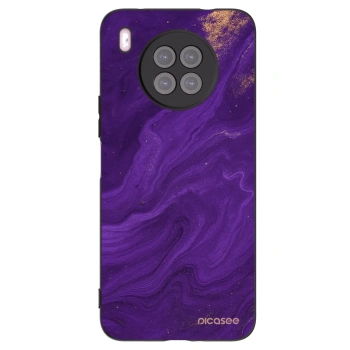 Picasee crna silikonska maskica za Huawei Nova 8i - Purple