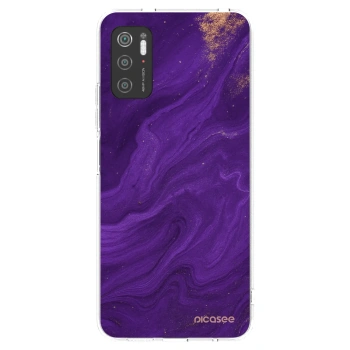 Picasee silikonska prozirna maskica za Xiaomi Poco M3 Pro 5G - Purple